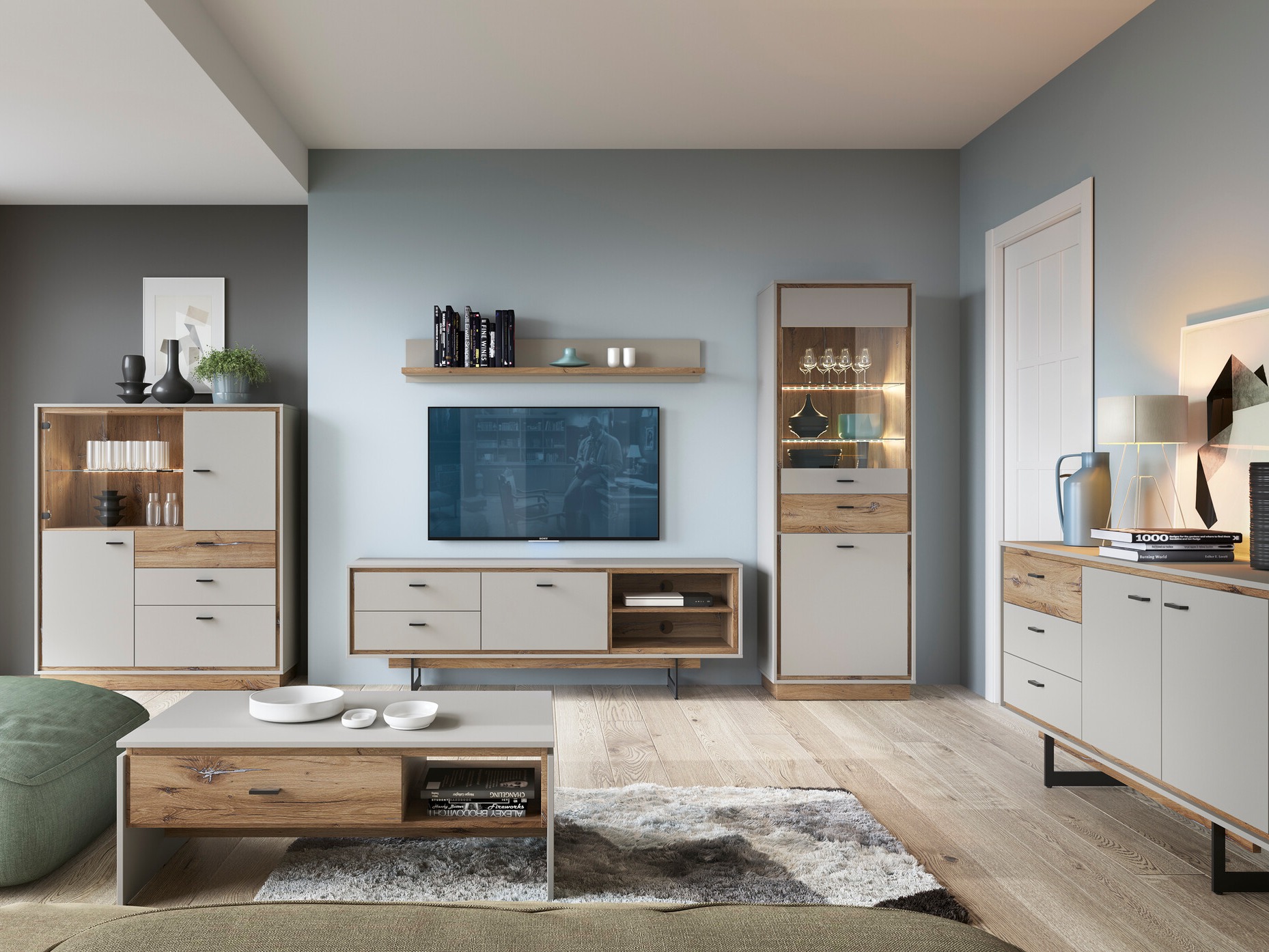 Zidna polica Marcalu 107