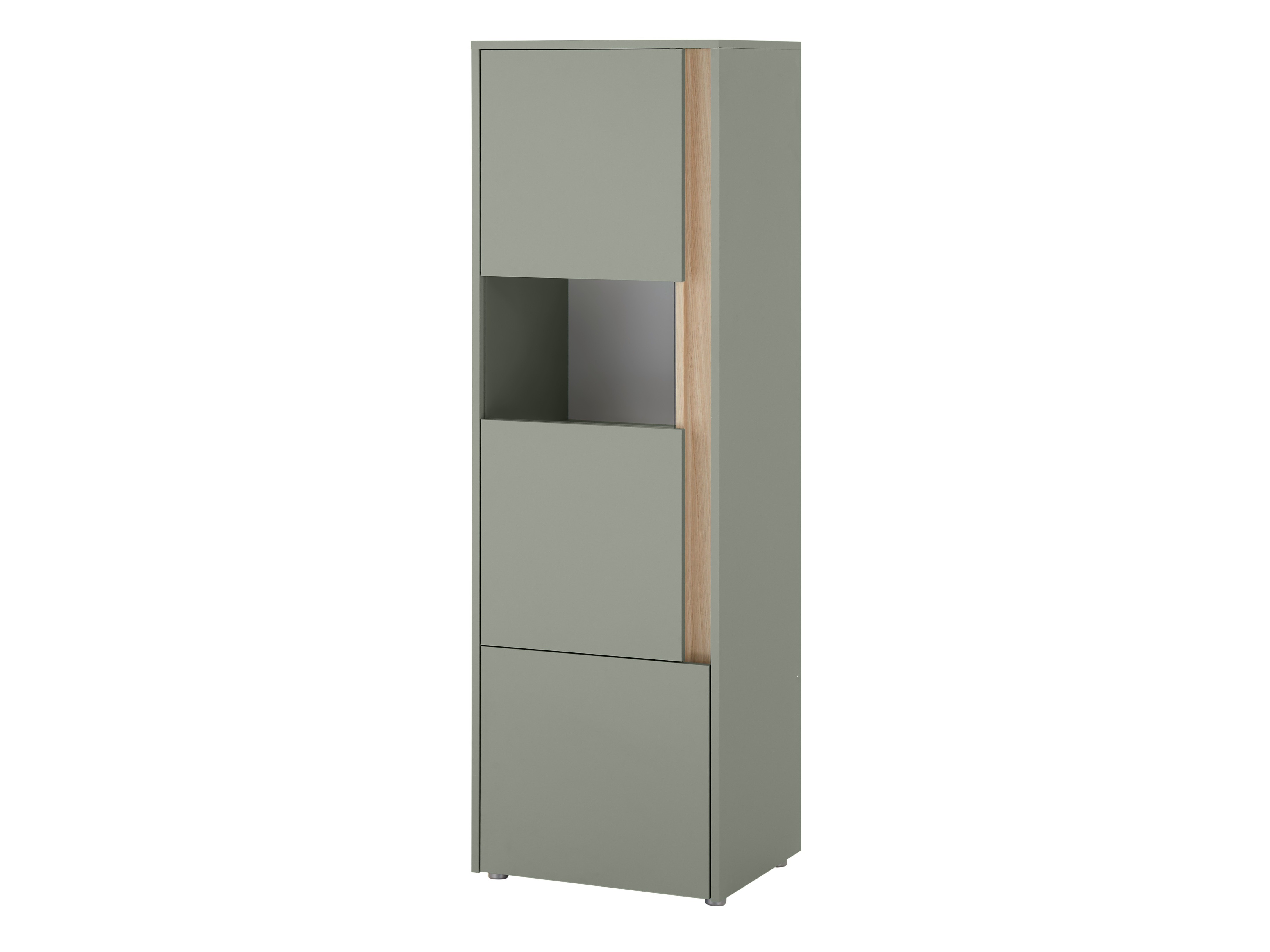 Polica Elbsori 102 (Zelena + Hrast)
