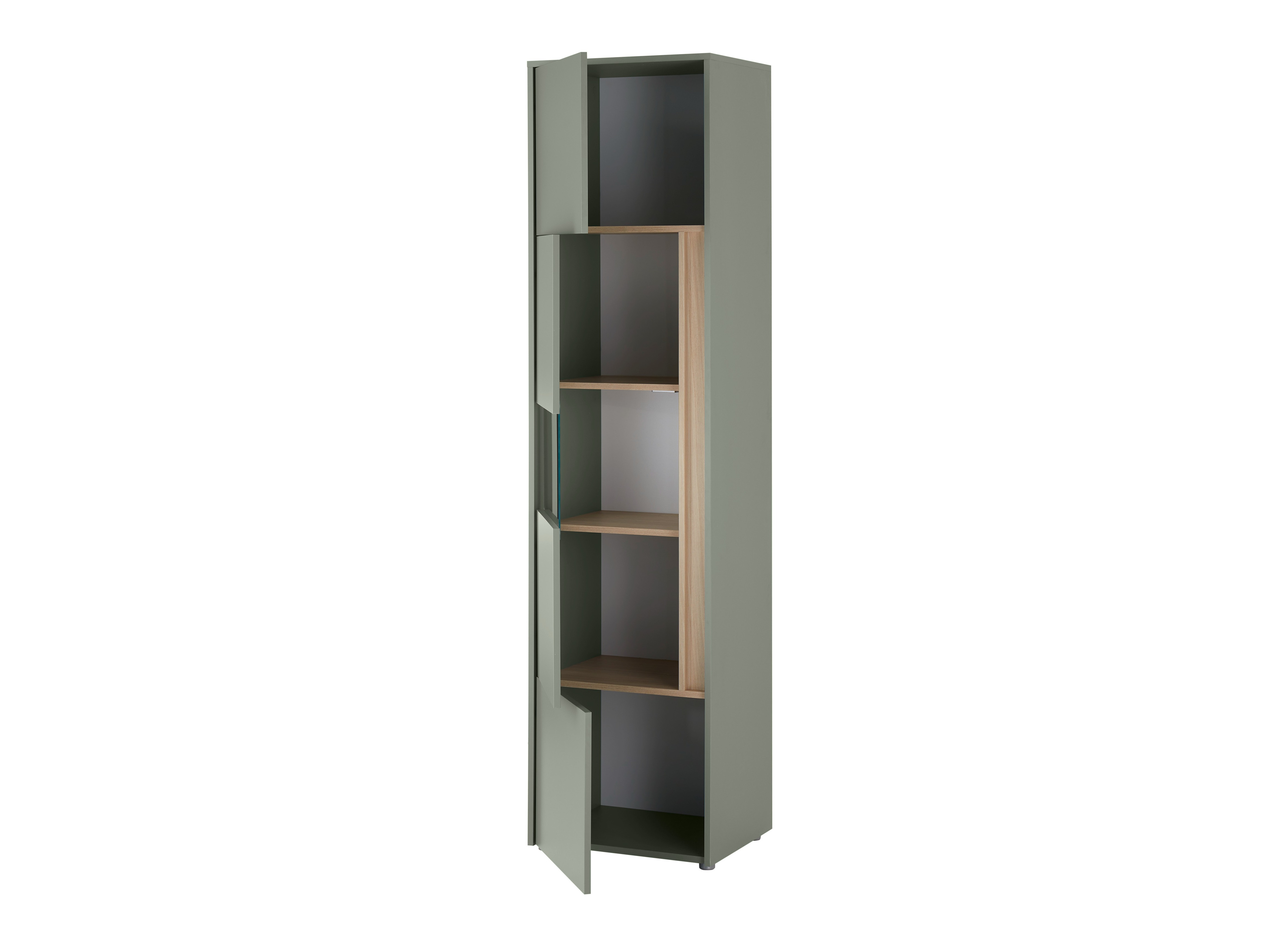 Set za dnevnu sobu Elbsori 130 (Zelena + Hrast)