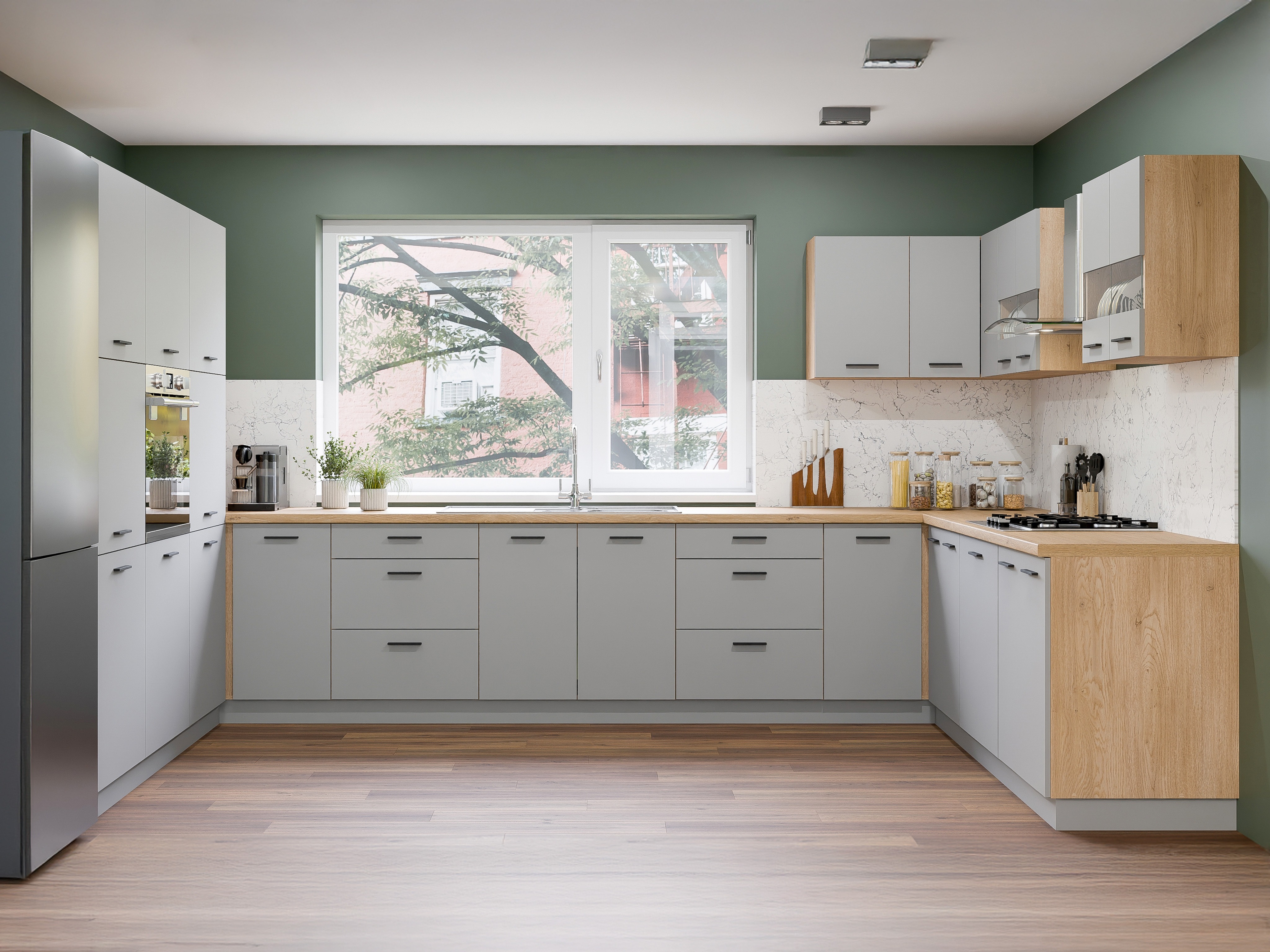 Modularni kuhinjski set Ati Grey 132