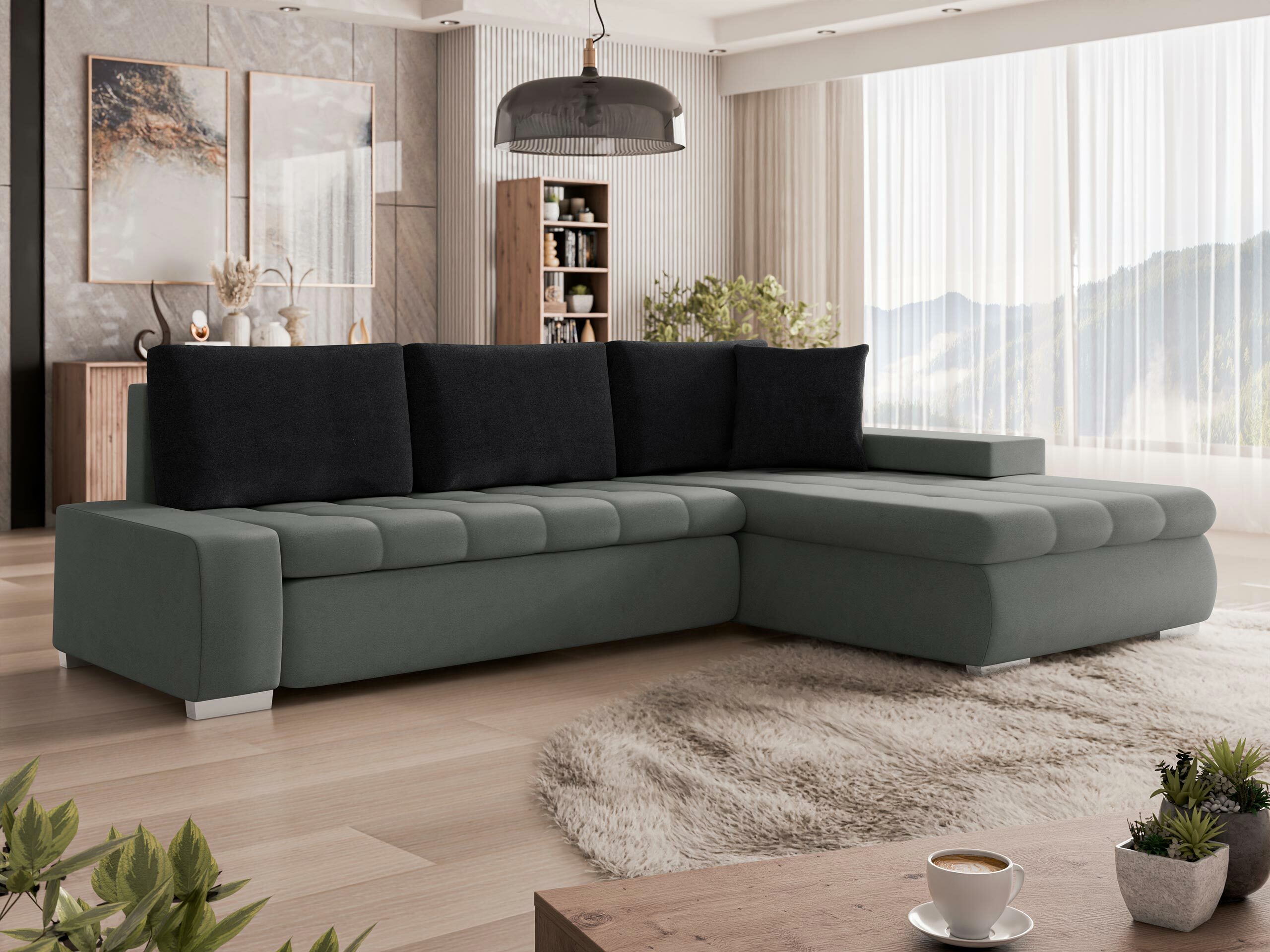 Ugaona sofa Comfivo 112 (Magic Velvet 2217 + Magic Velvet 2219)
