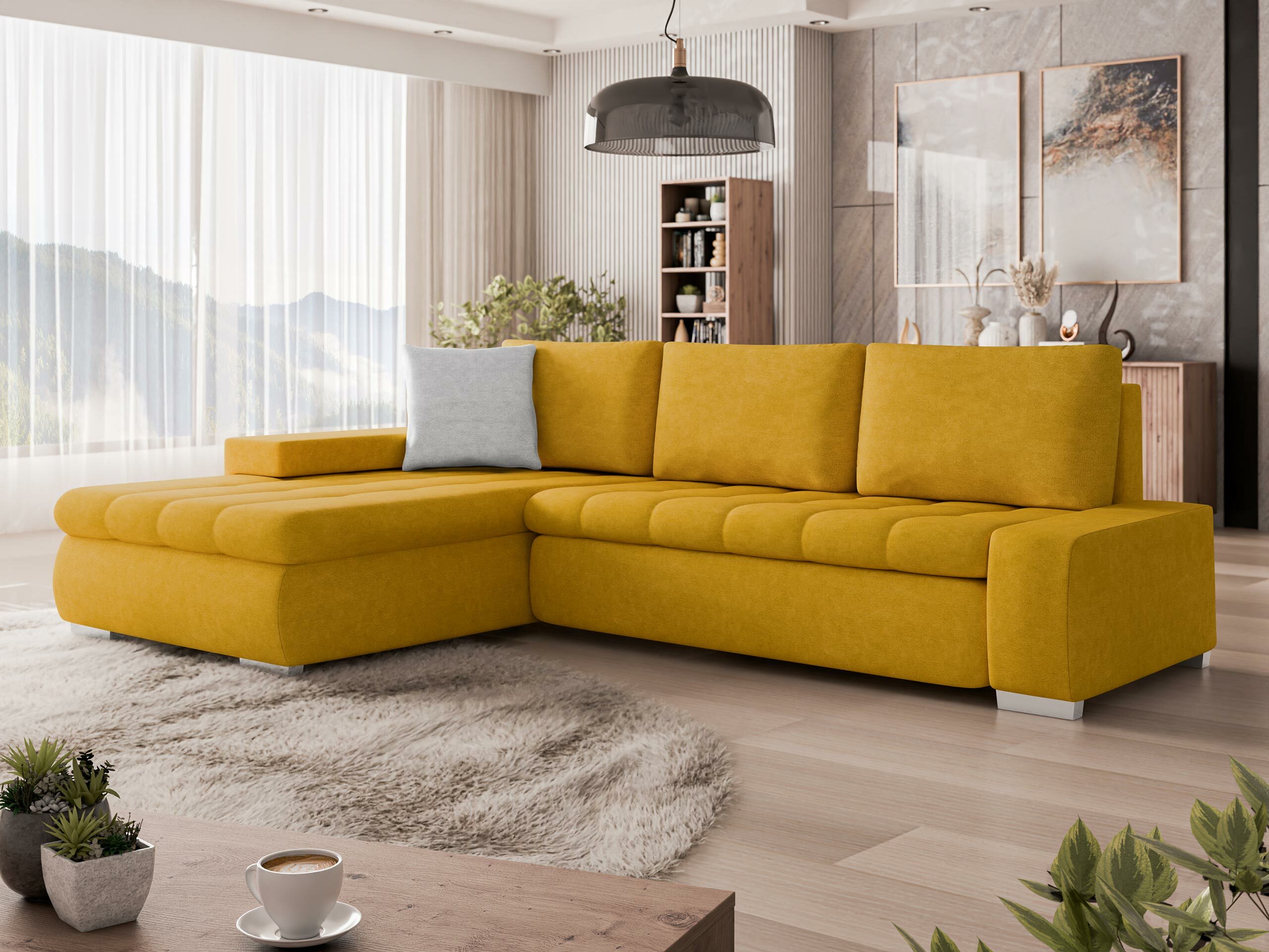 Ugaona sofa Comfivo 112 (Uttario Velvet 2959 + Uttario Velvet 2973)