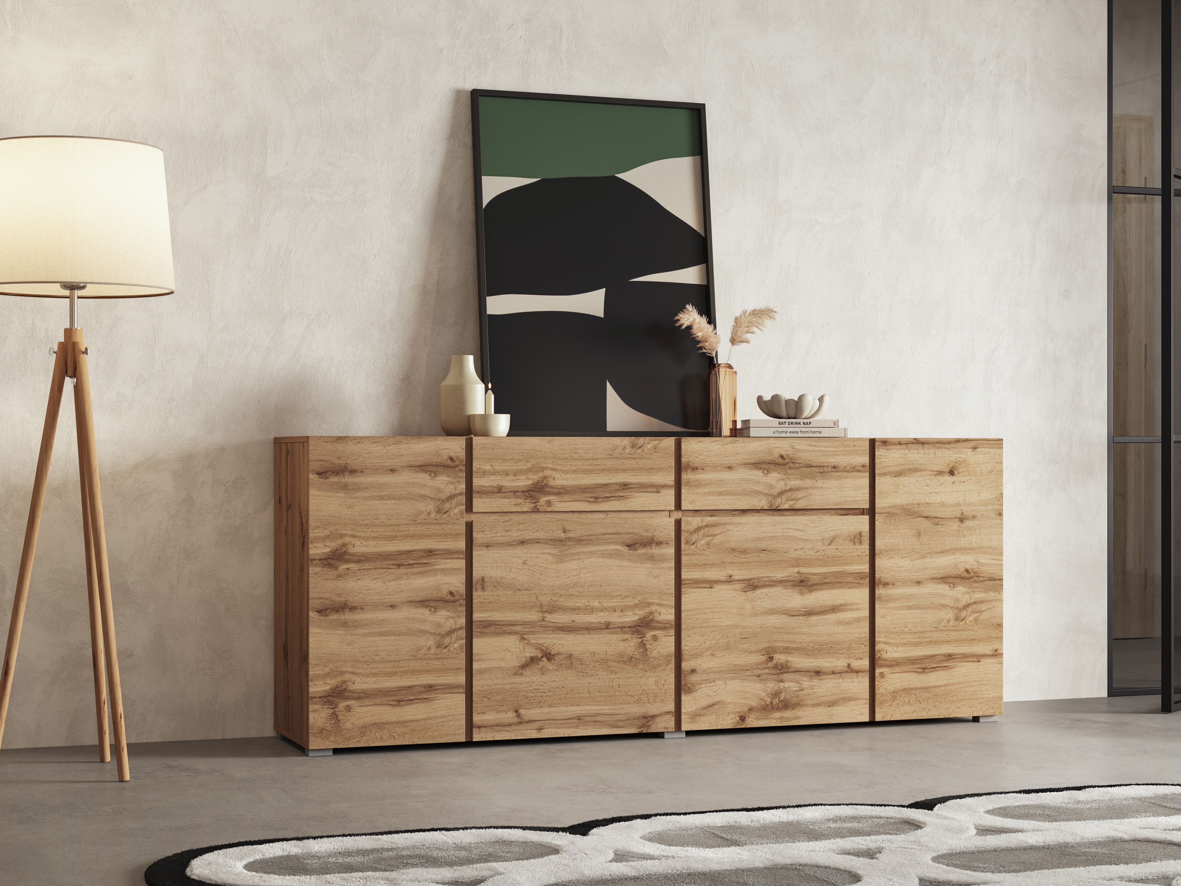 Komoda Elbleve 103 (Вотан храст)