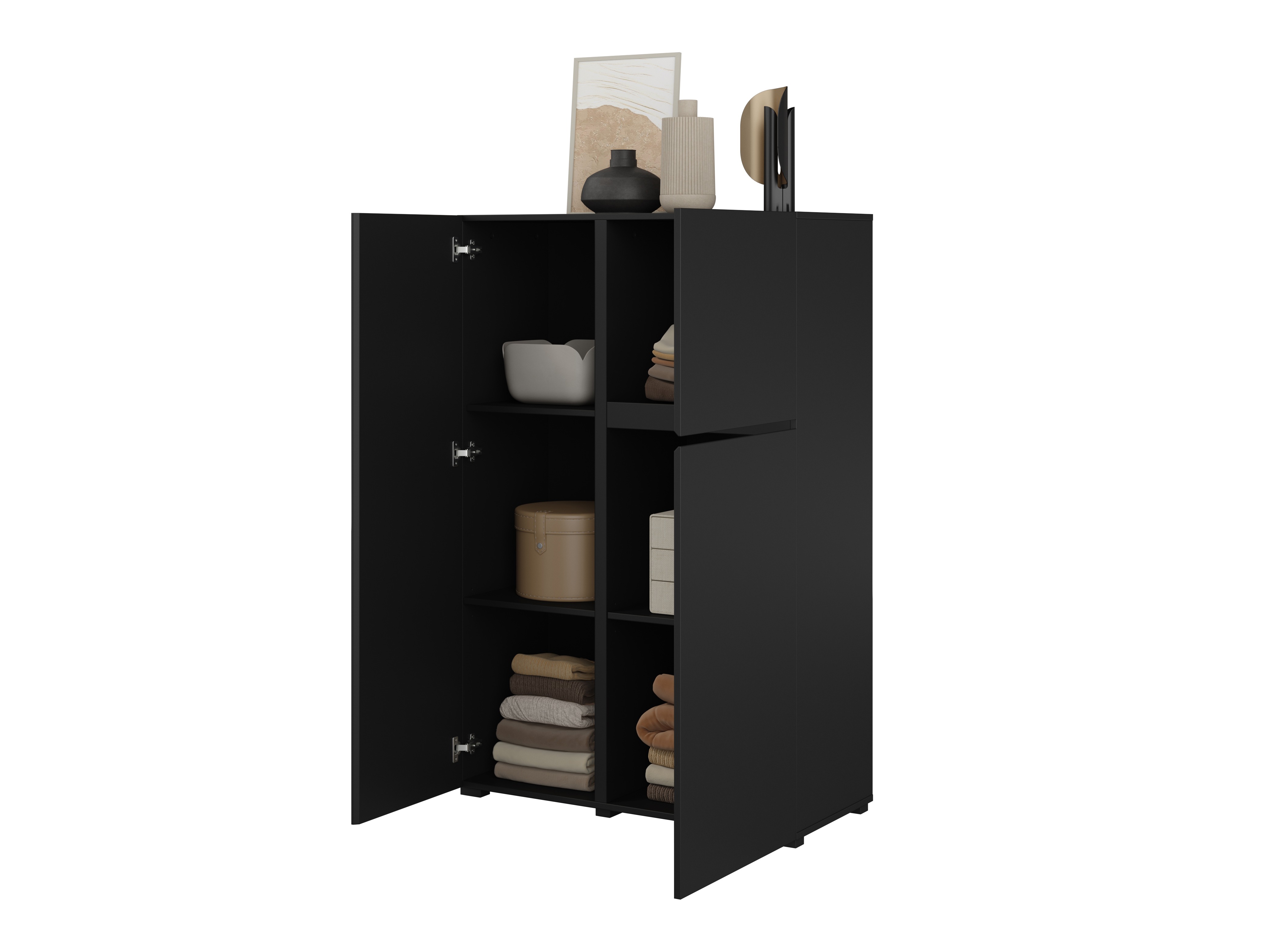 Polica Elbleve 102 (Crno)