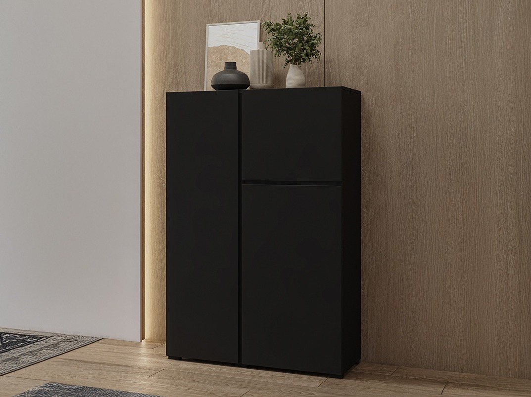 Polica Elbleve 102 (Crno)