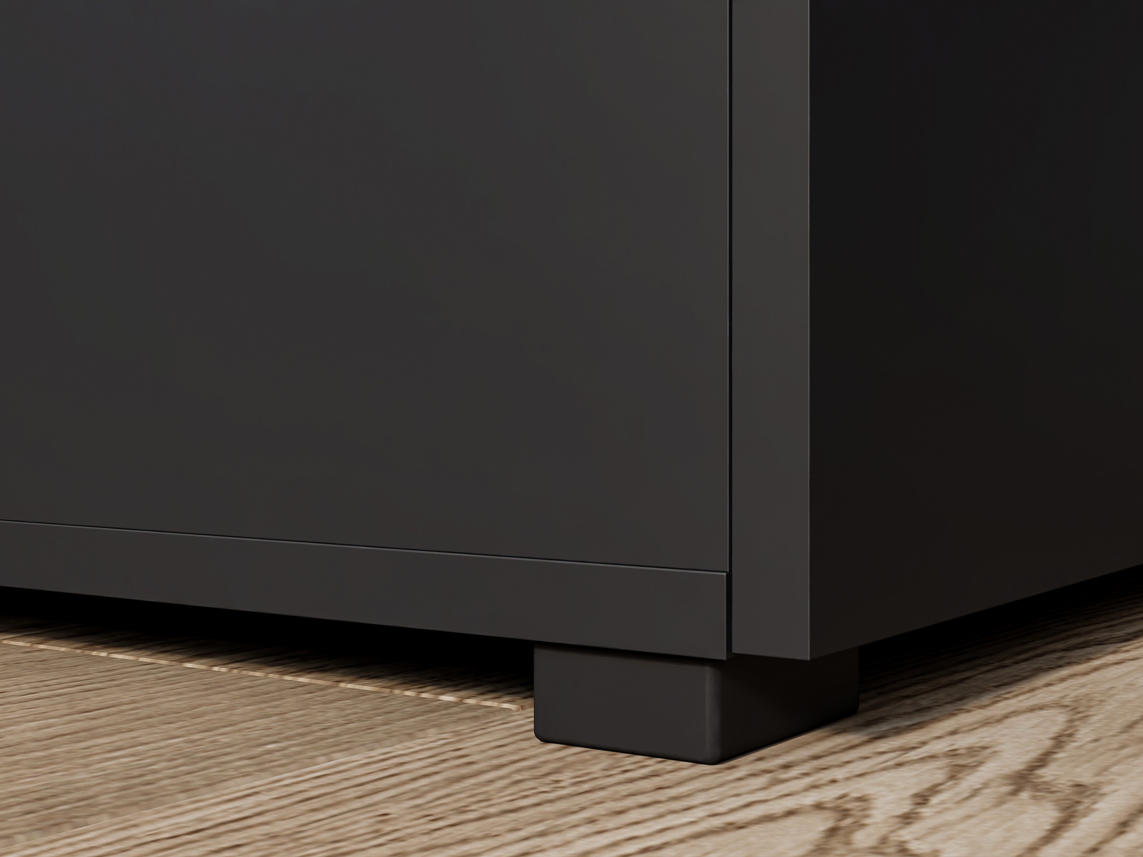 Polica Elbleve 102 (Crno)