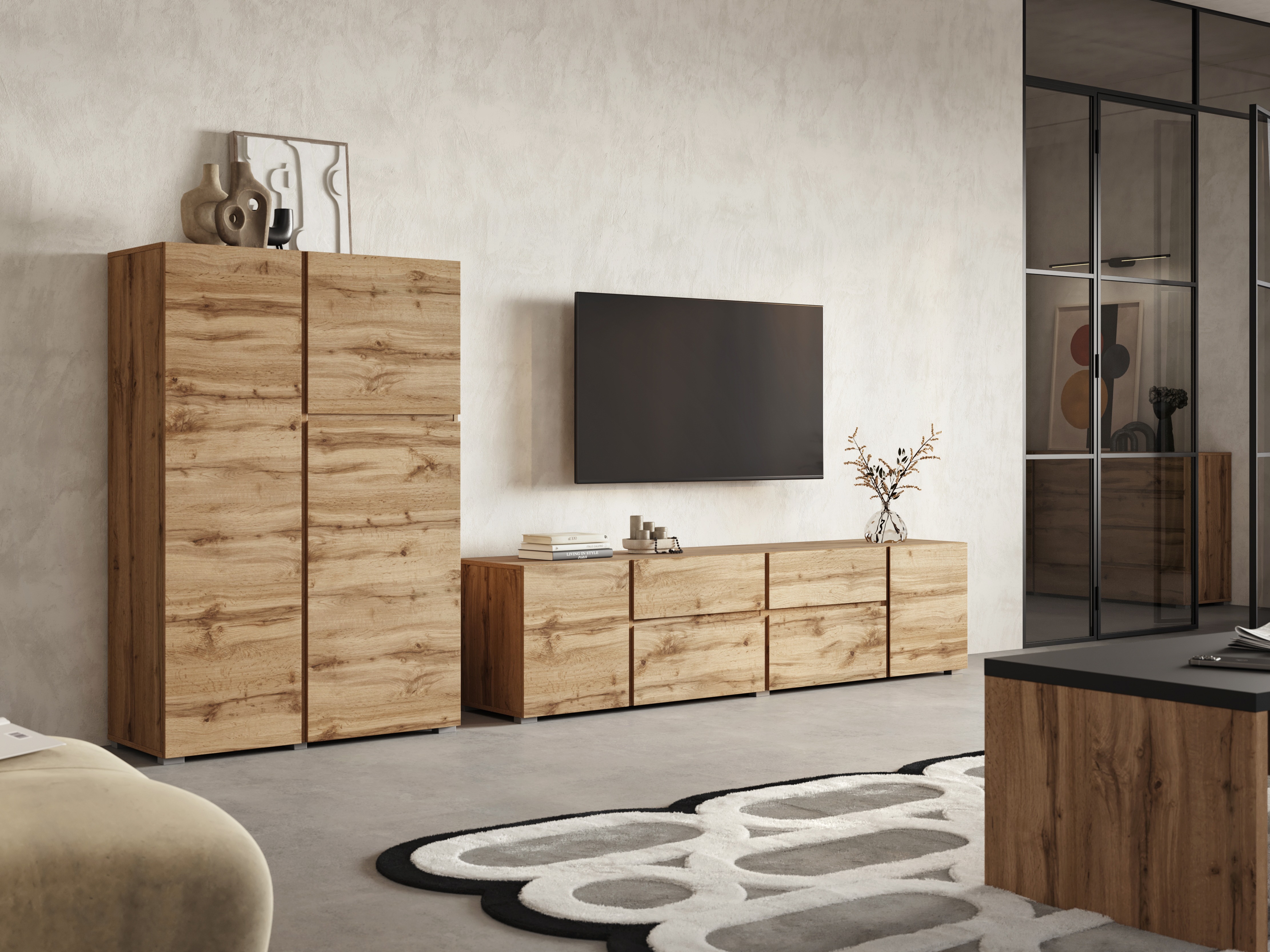 Polica Elbleve 102 (Вотан храст)