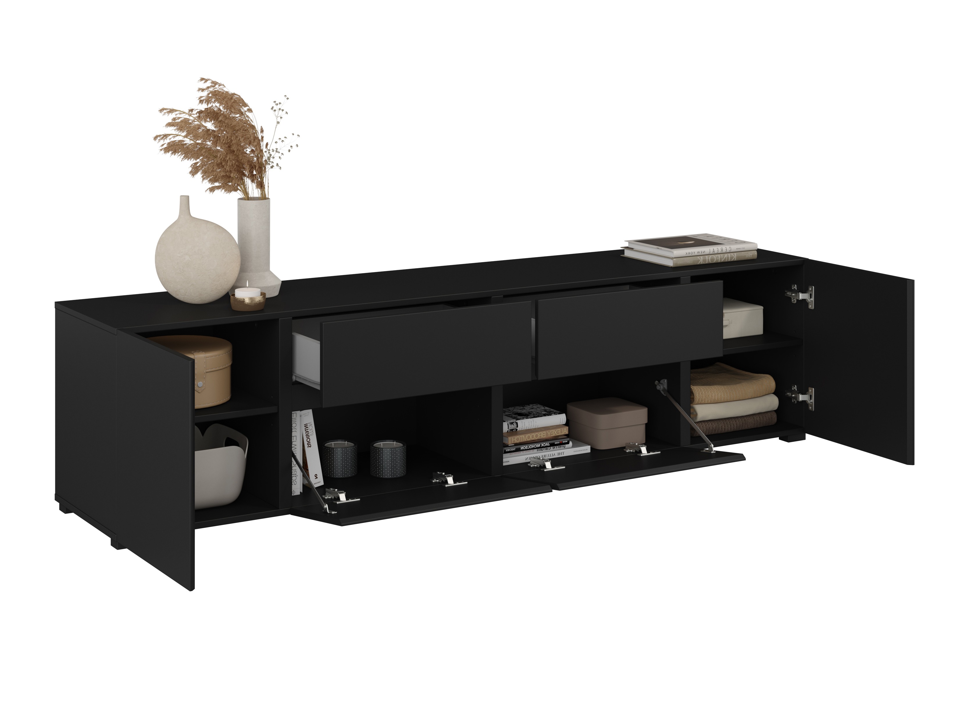 Set za dnevnu sobu Elbleve 104 (Crno)