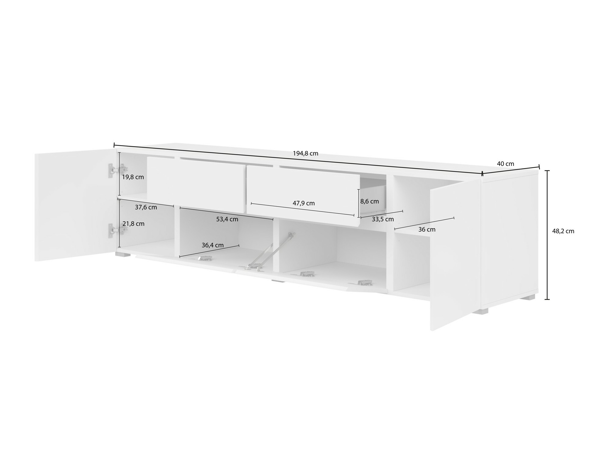 Set za dnevnu sobu Elbleve 104 (Crno)