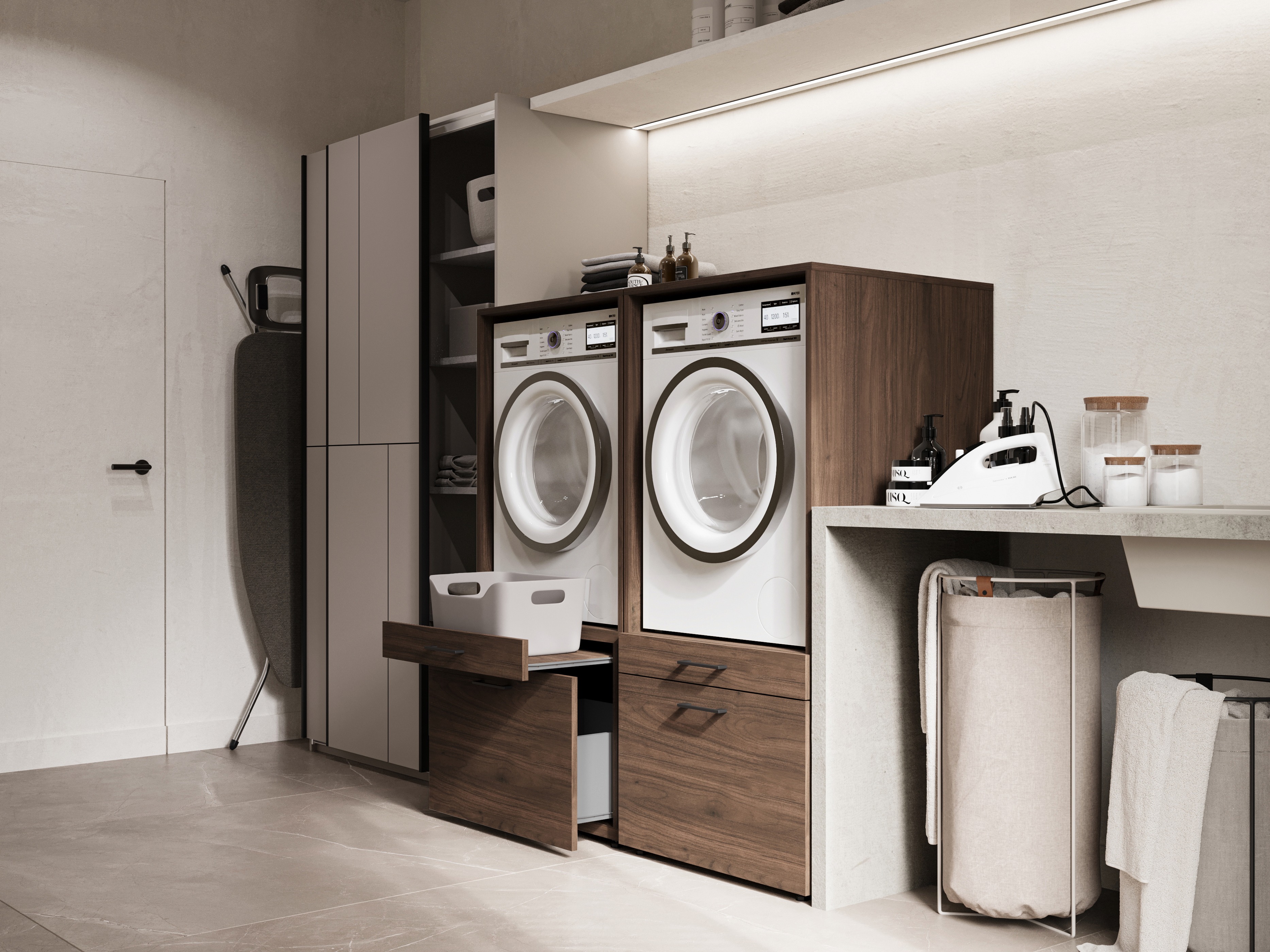 Polica za kupatilo Novdele 102 (Orah)