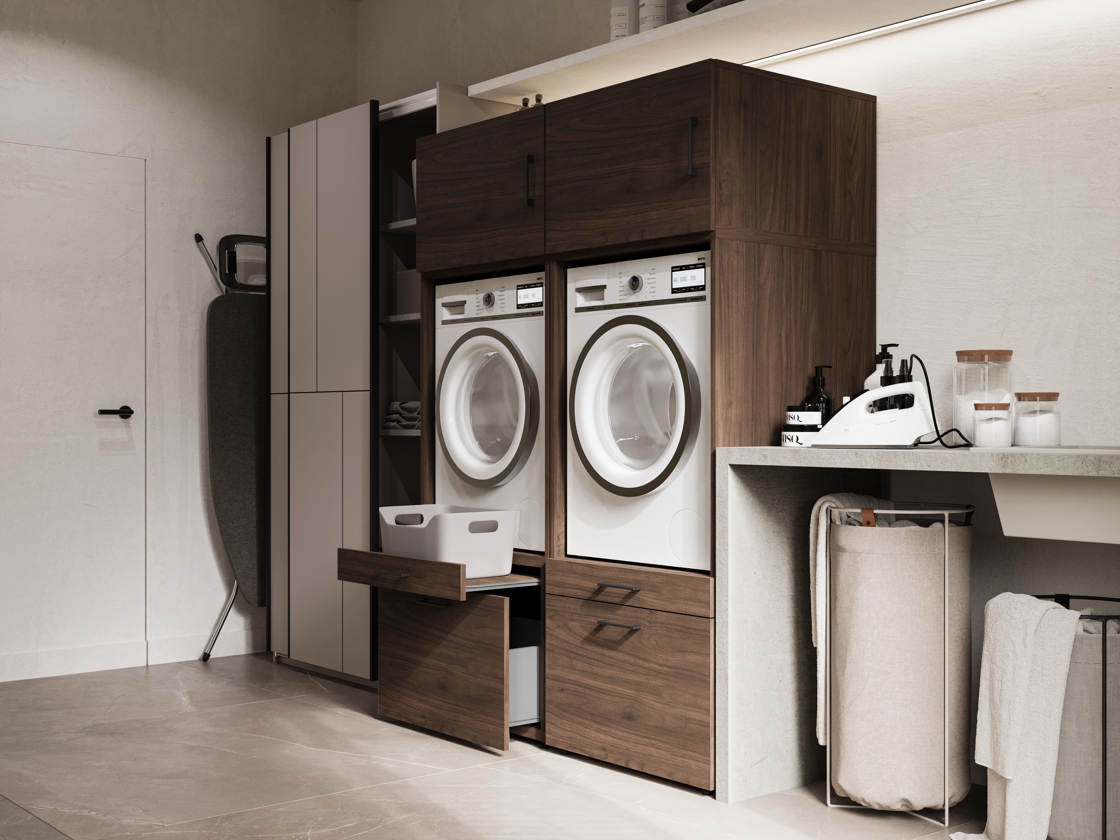 Polica za kupatilo Novdele 102 (Orah)