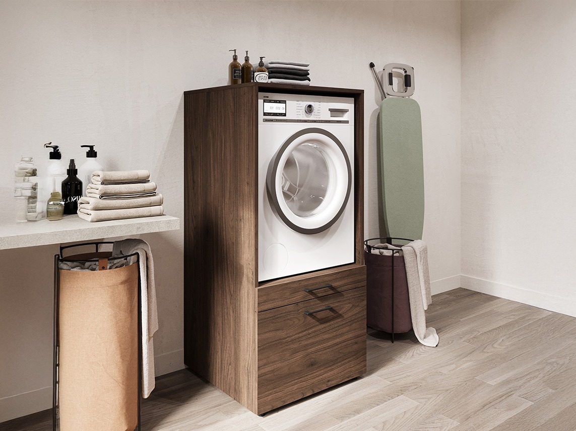 Polica za kupatilo Novdele 102 (Orah)