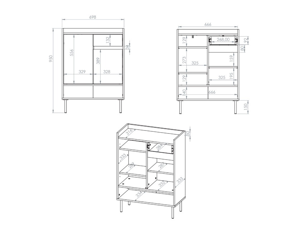 Polica za obuću Tivorlo 105