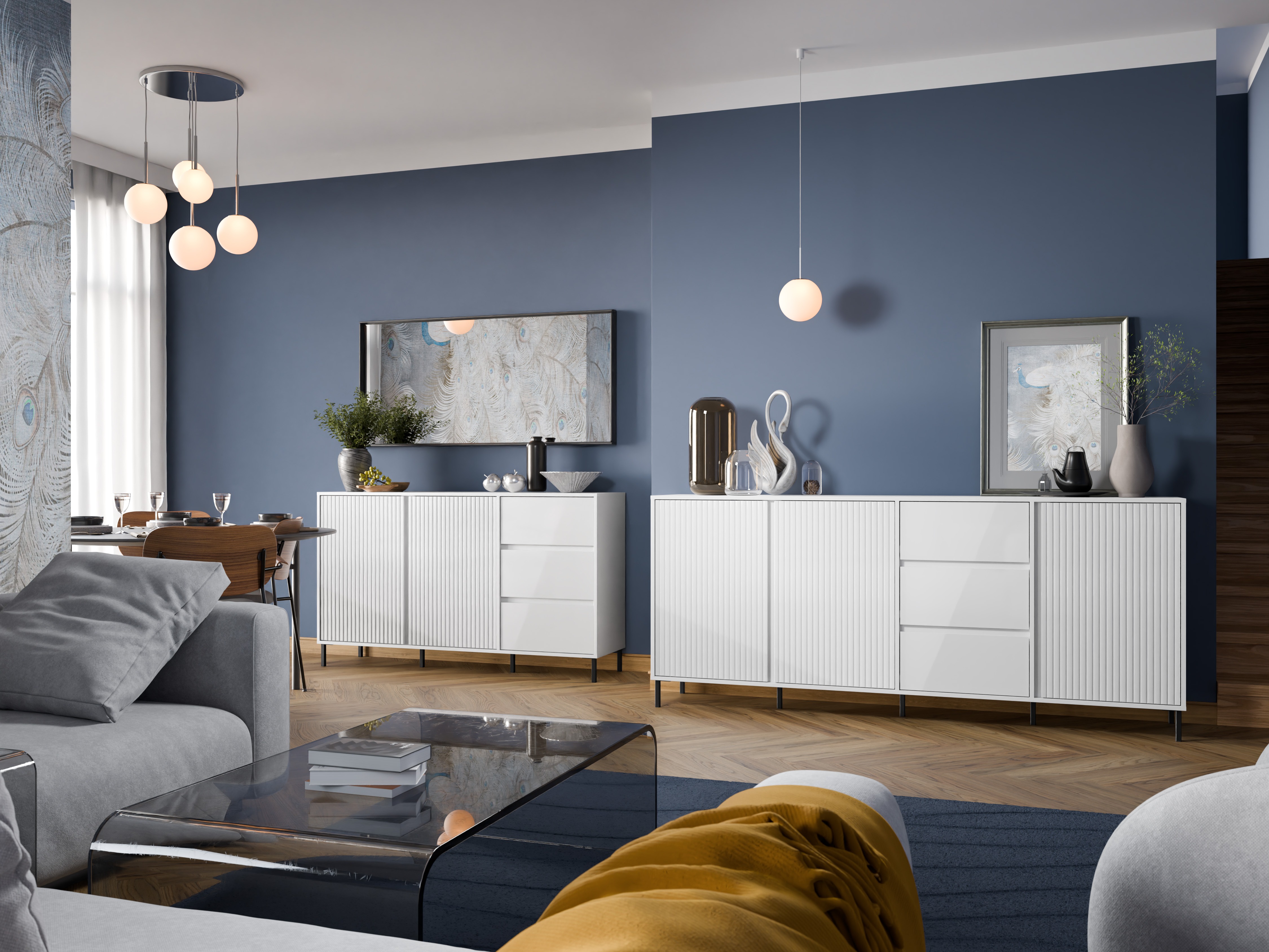 Komoda Ruvrevi 102 (Belo)