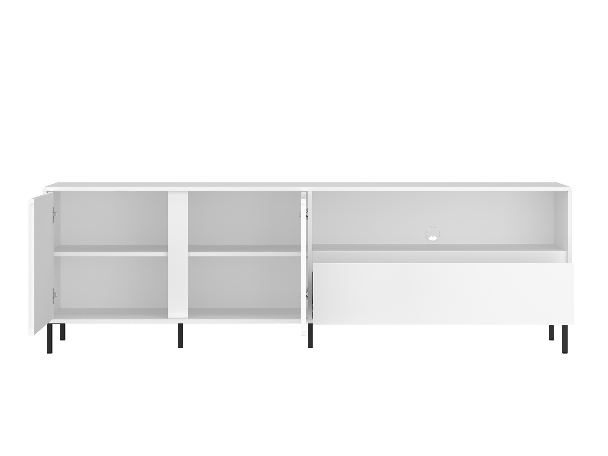 Set za dnevnu sobu Ruvrevi 105 (Belo)