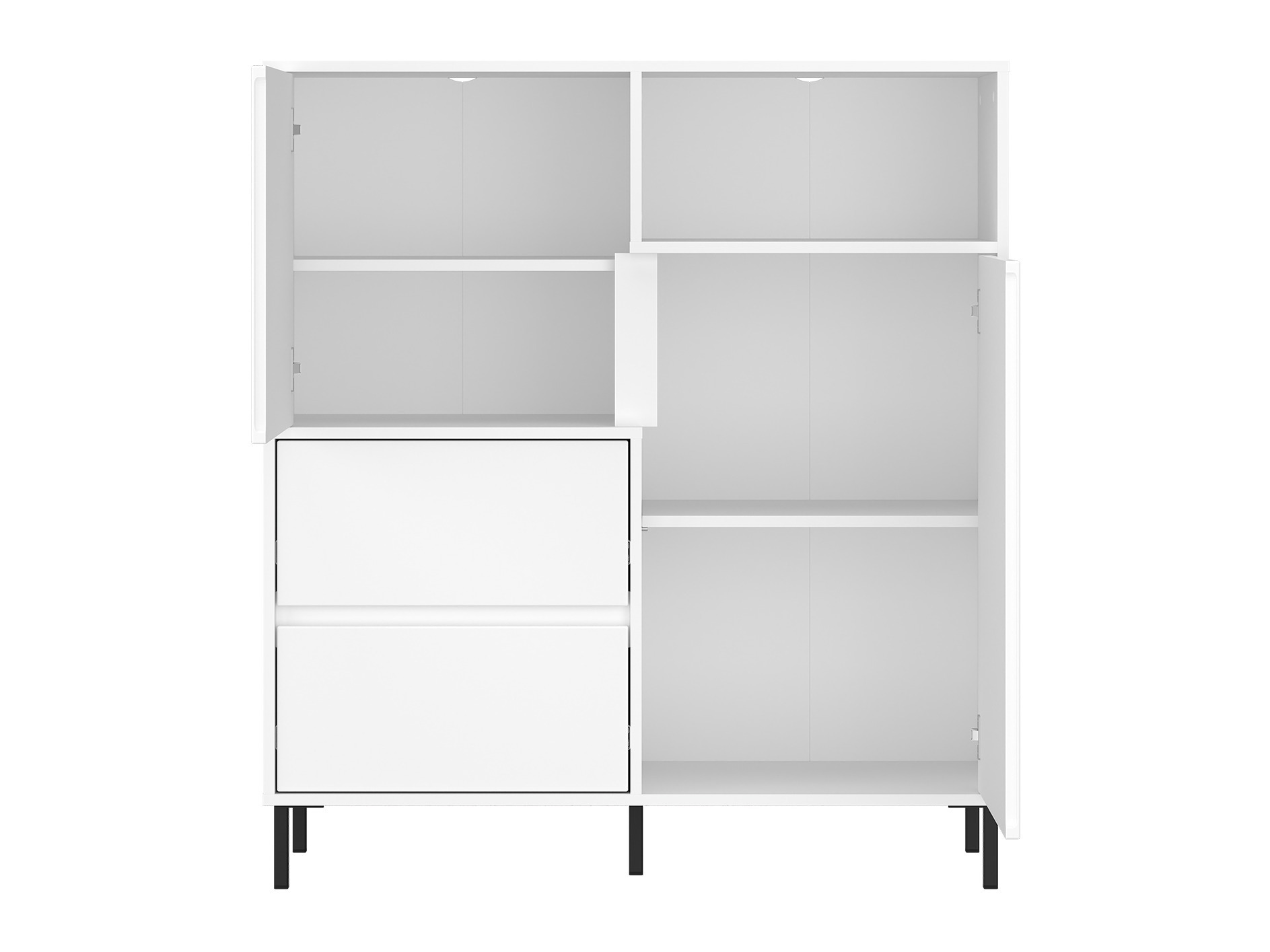 Set za dnevnu sobu Ruvrevi 105 (Belo)