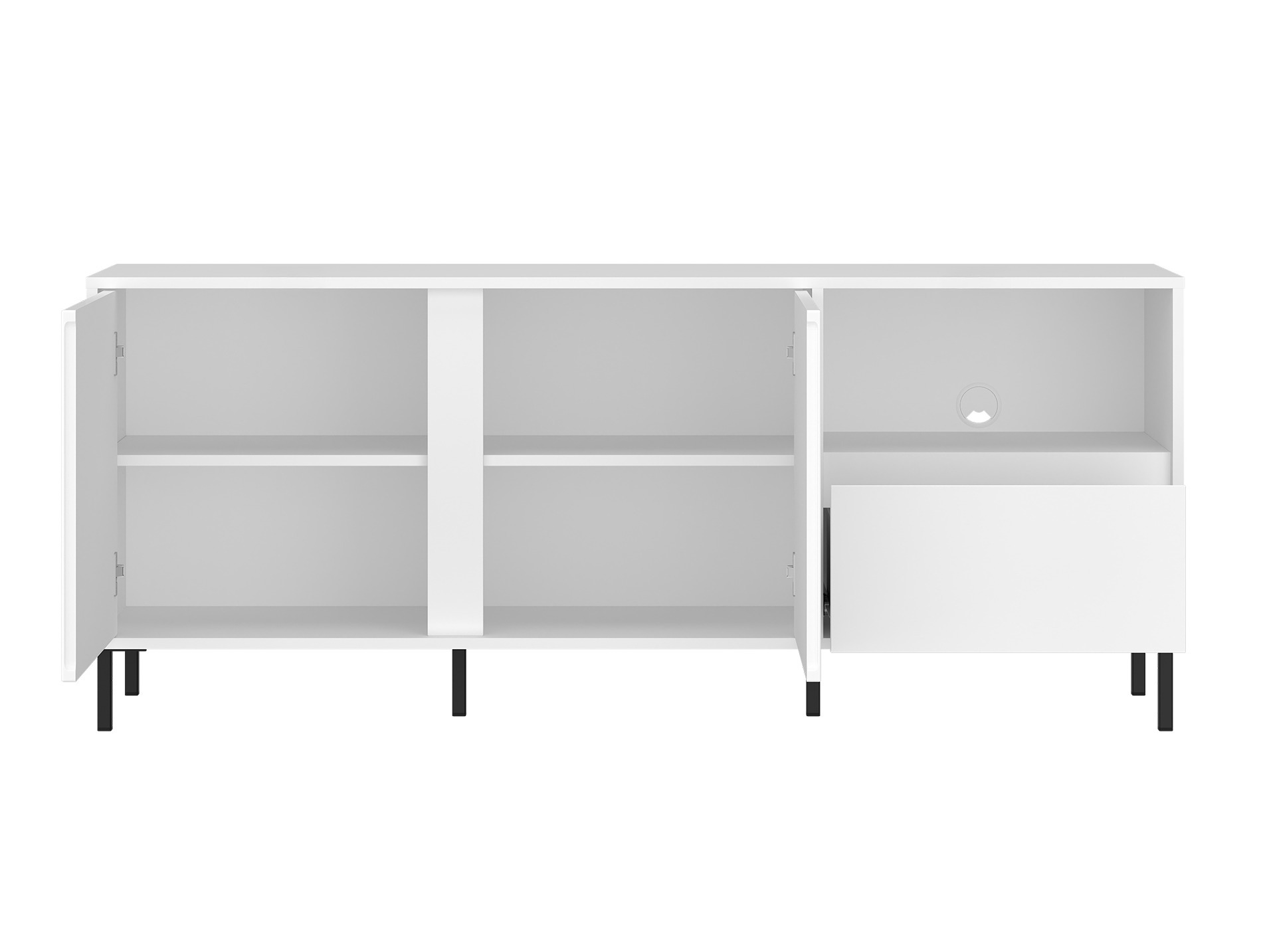 Set za dnevnu sobu Ruvrevi 106 (Belo)