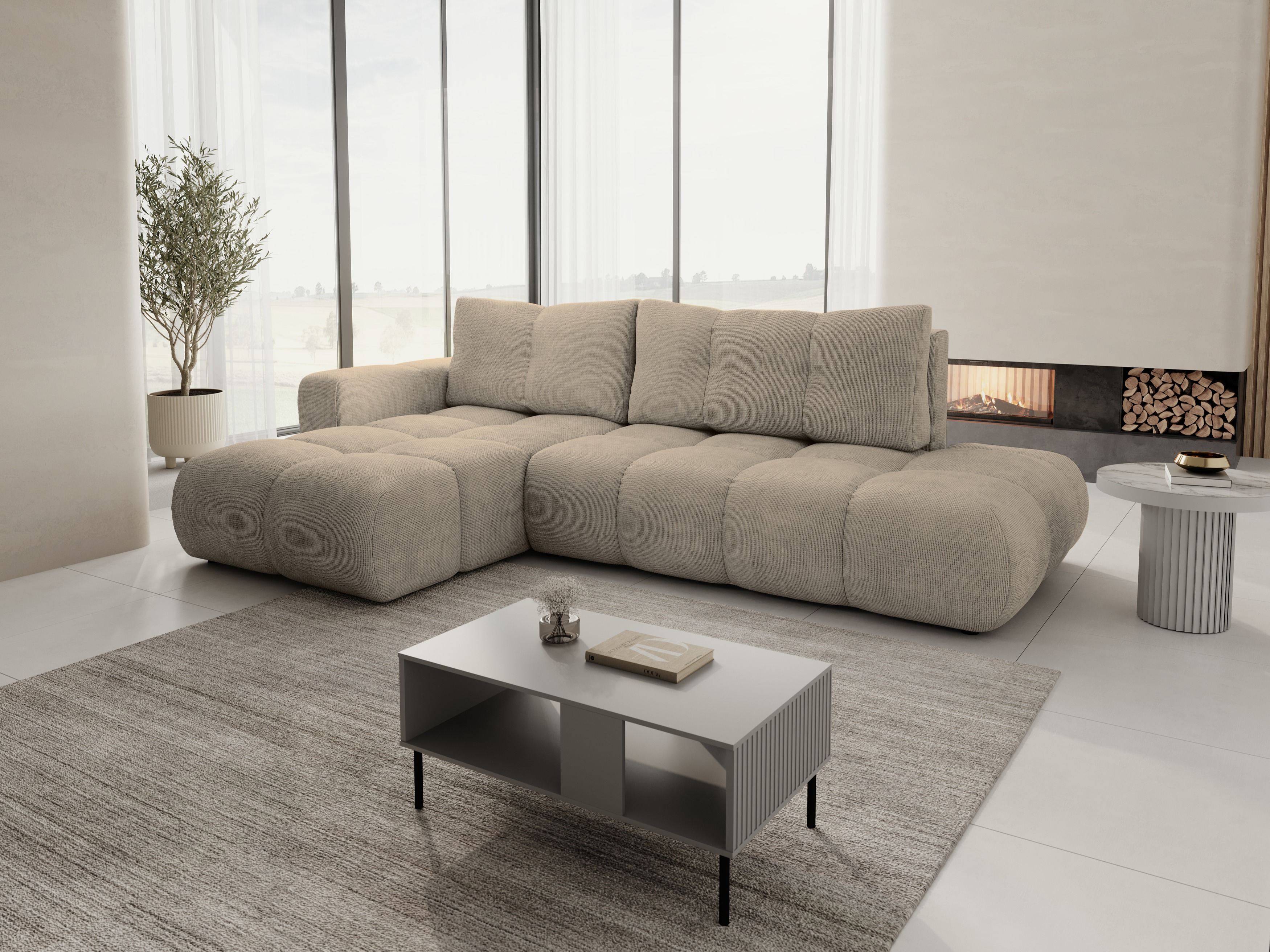 Ugaona sofa Kingston 156 (Flow 01)
