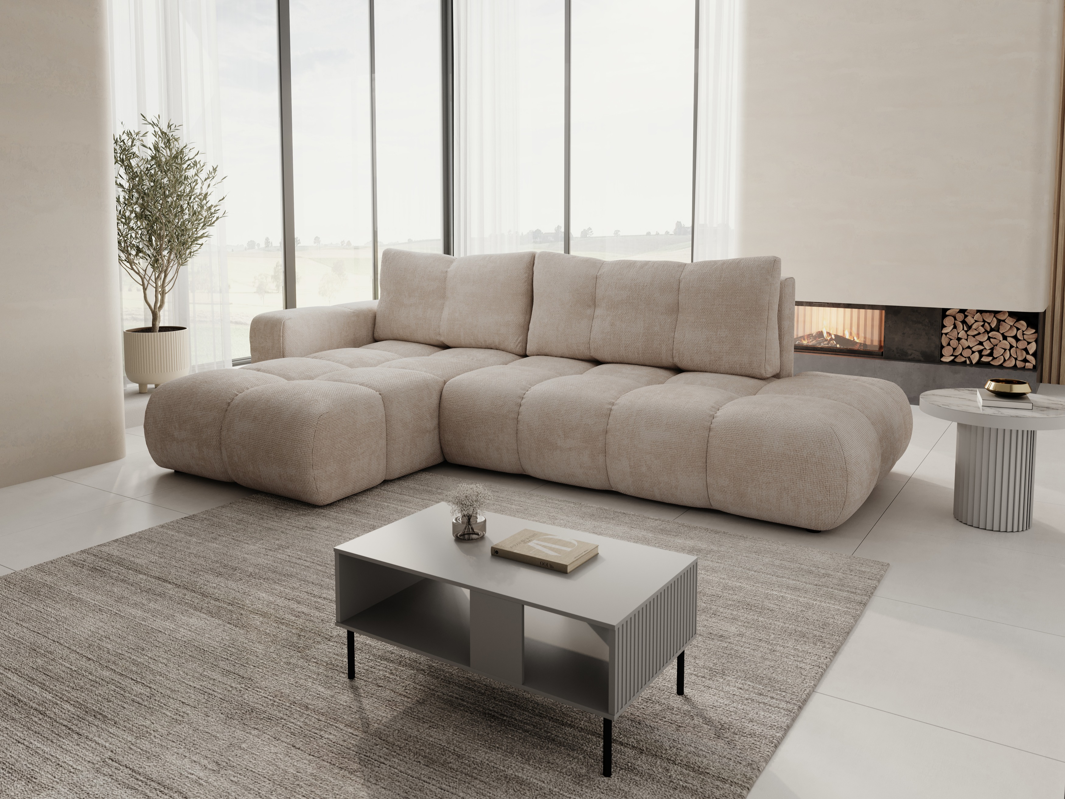 Ugaona sofa Kingston 156 (Flow 02)