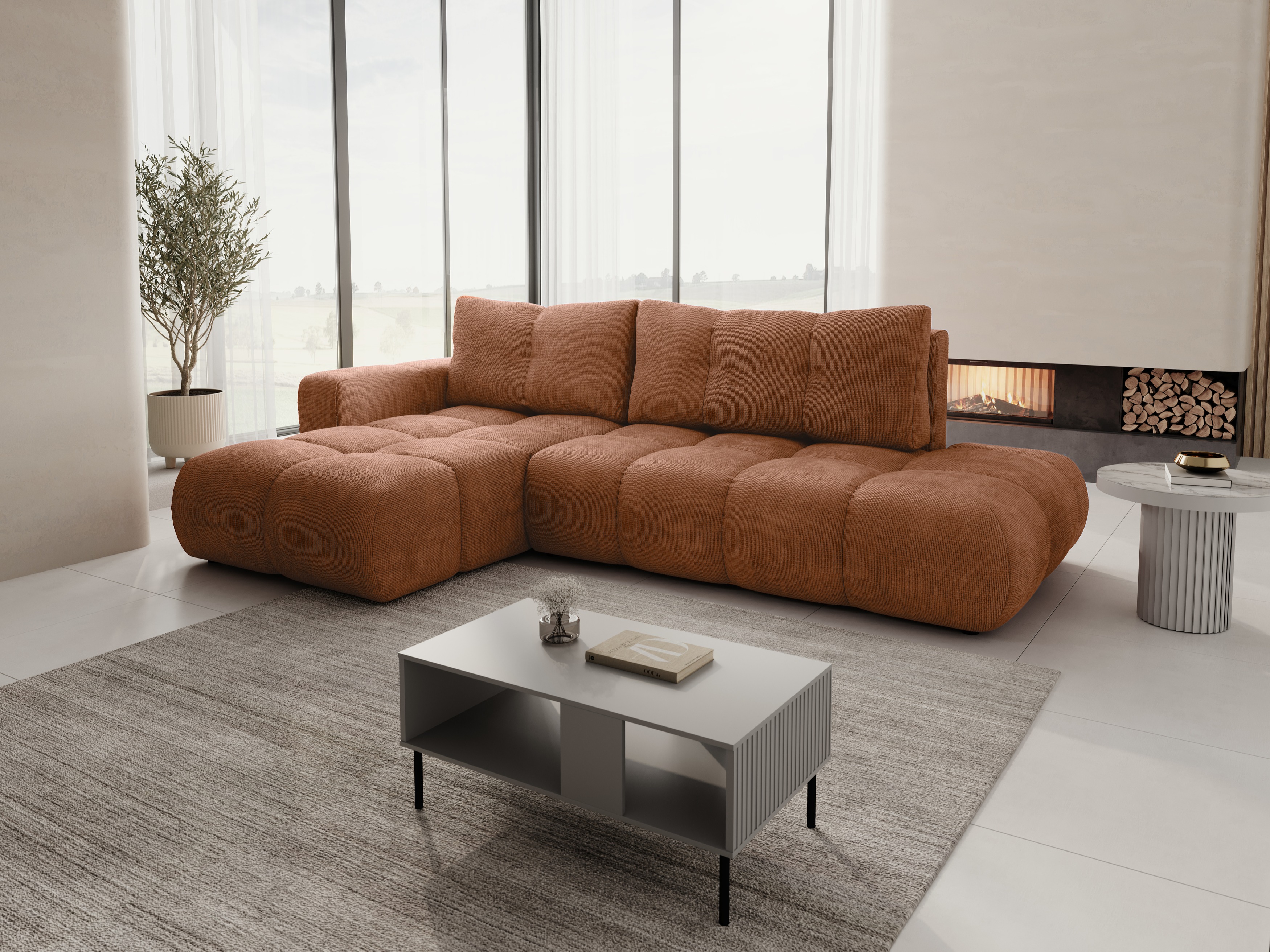 Ugaona sofa Kingston 156 (Flow 09)