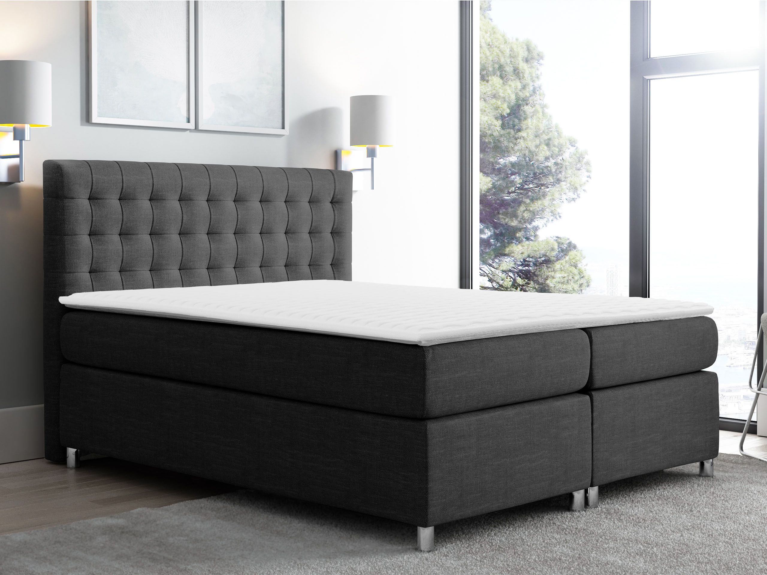 Boxspring krevet Baltimore 117 (Ikar 08)