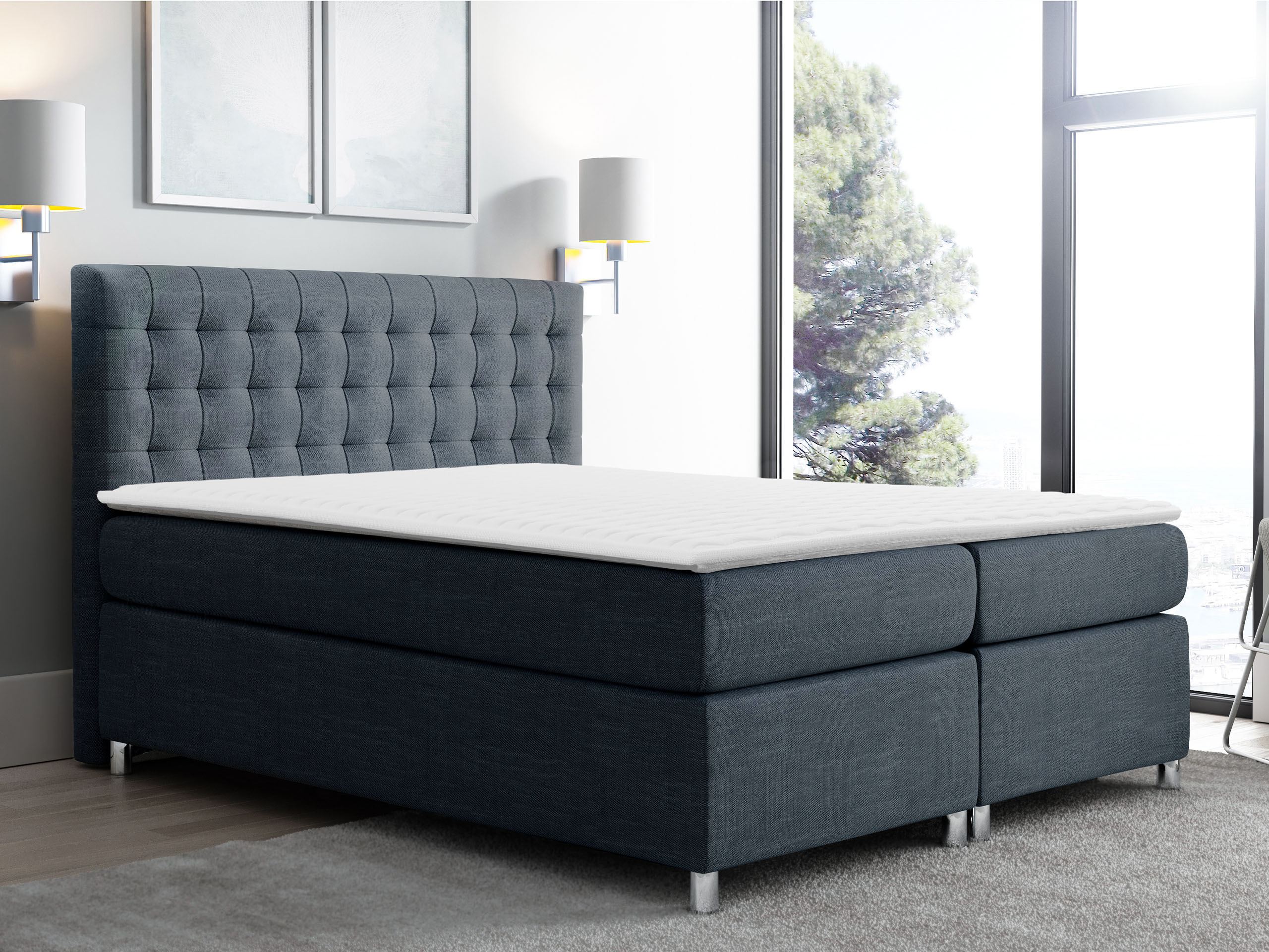 Boxspring krevet Baltimore 117 (Spirit 13)