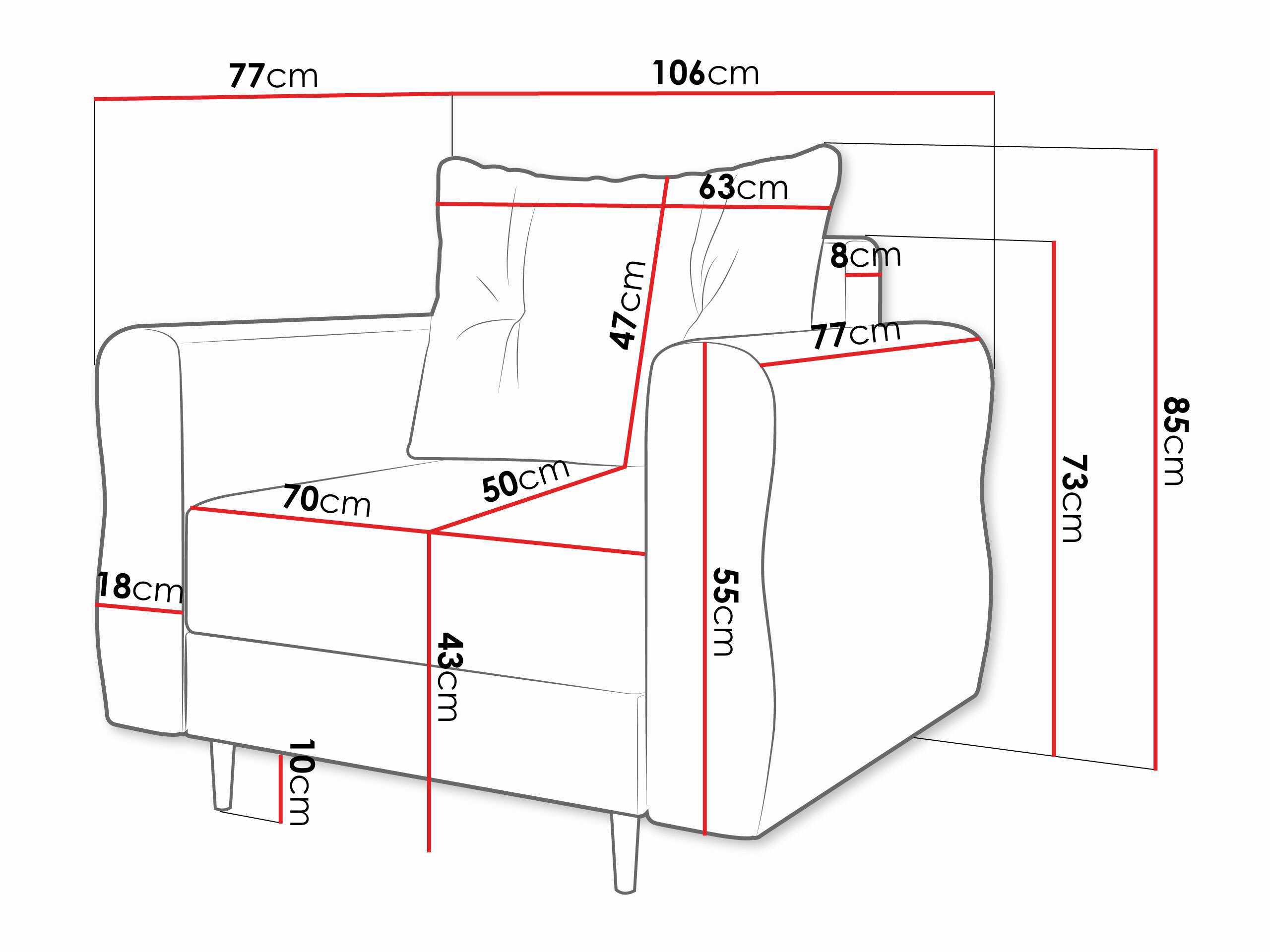 Fotelja Veldala 104 (Manila 18)