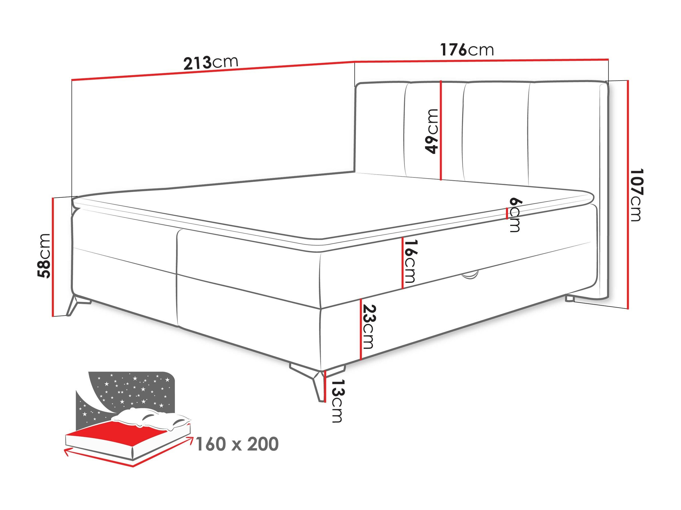 Boxspring krevet Portage 109 (Velo 621)