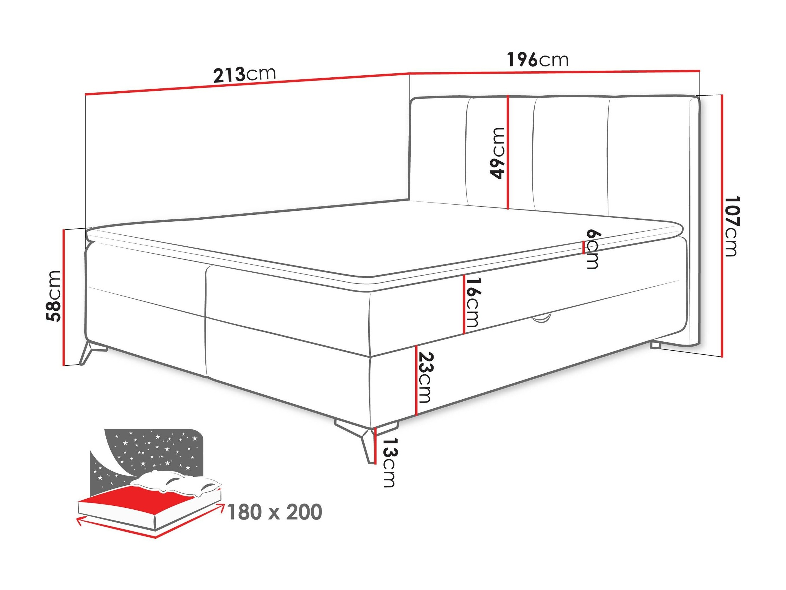 Boxspring krevet Portage 109 (Velo 635)