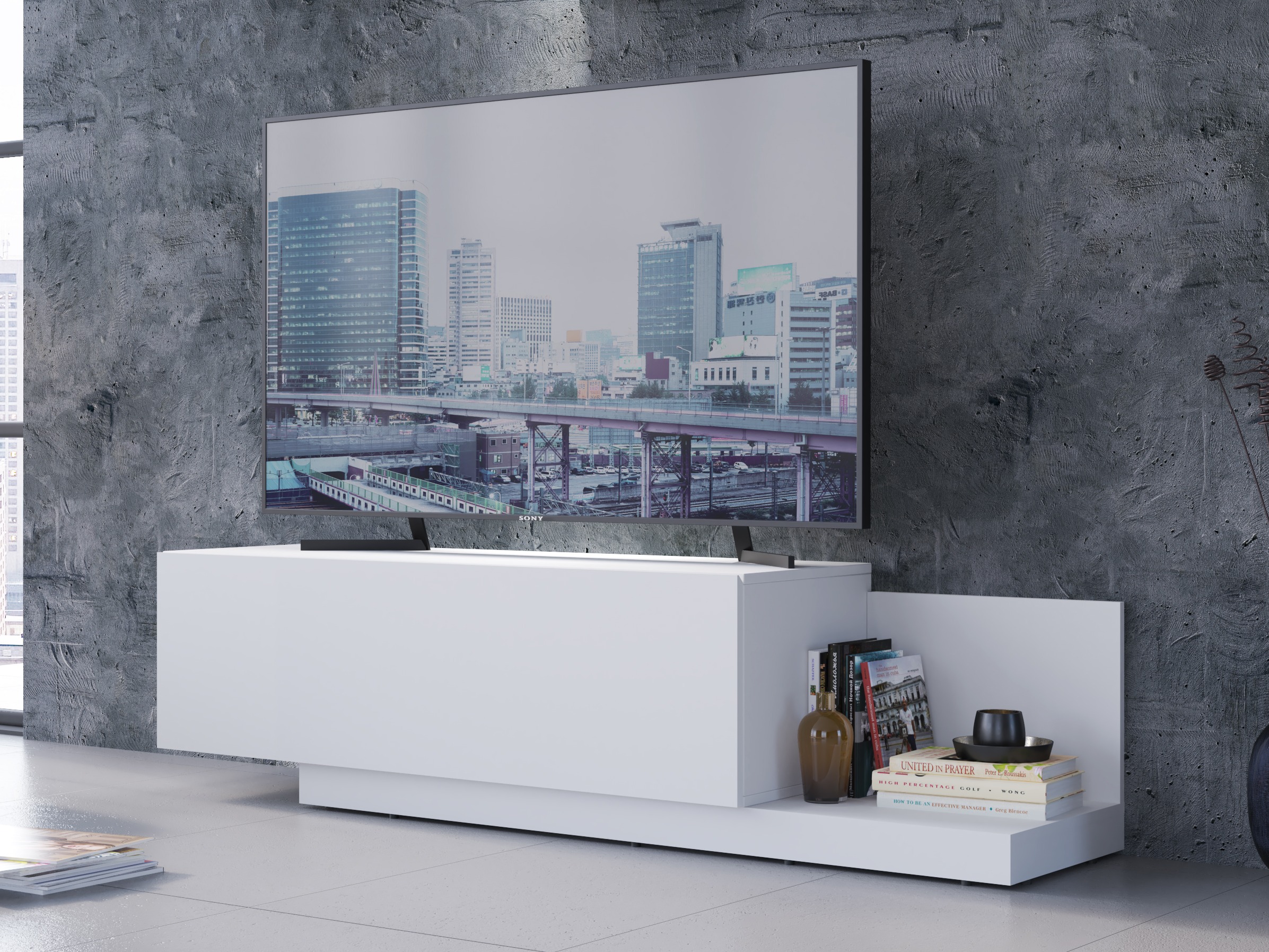 TV komoda Ontario 244 (Belo)