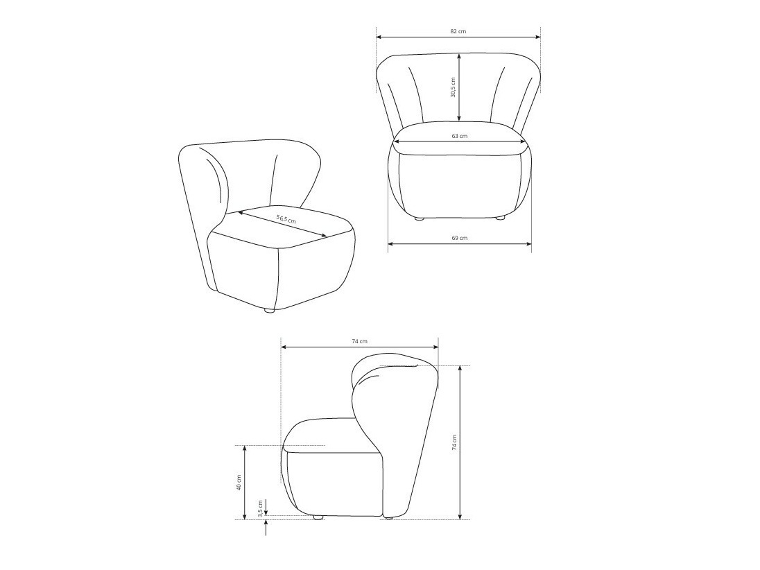 Fotelja Kingston 201