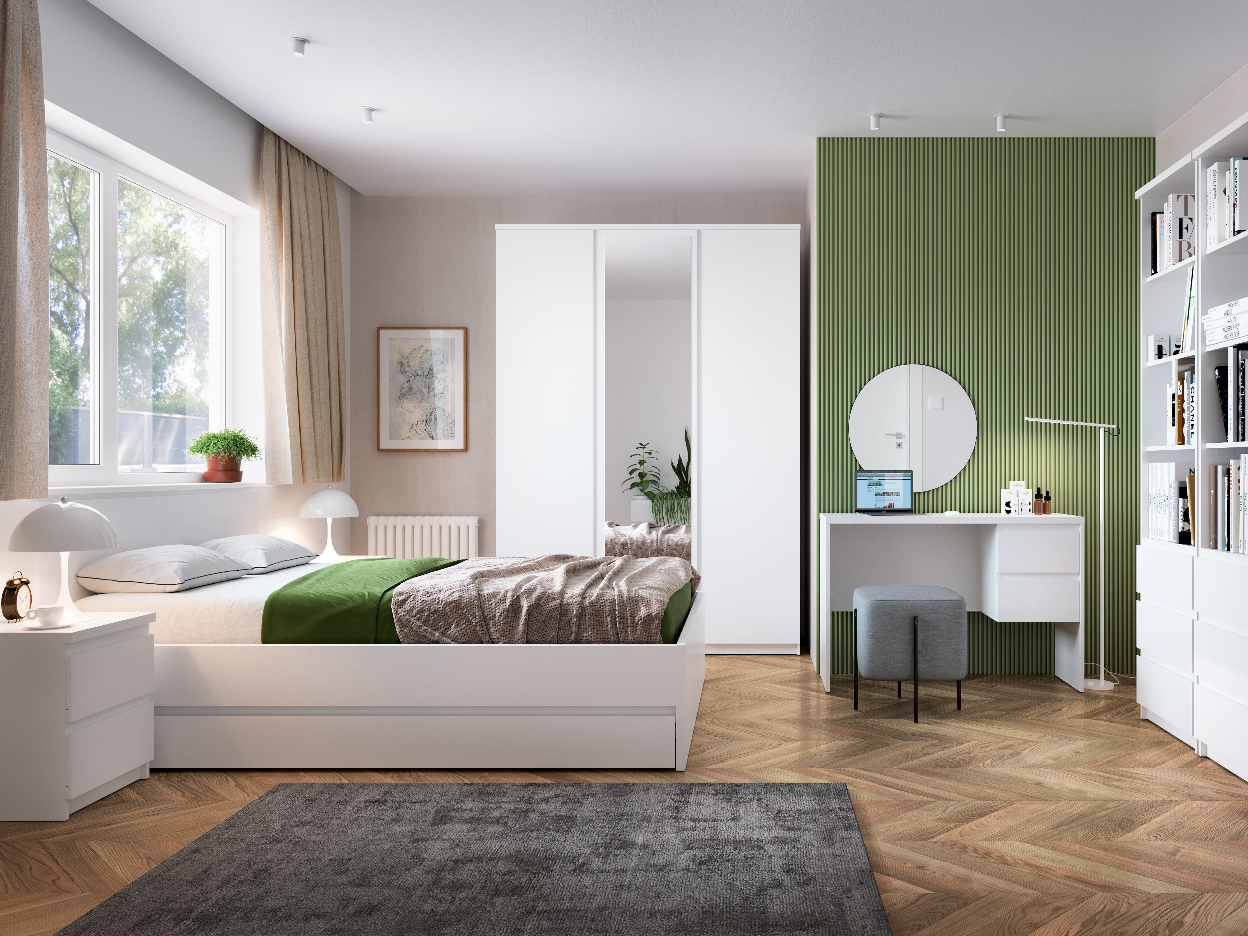 Krevet Merfere 131 (Belo)