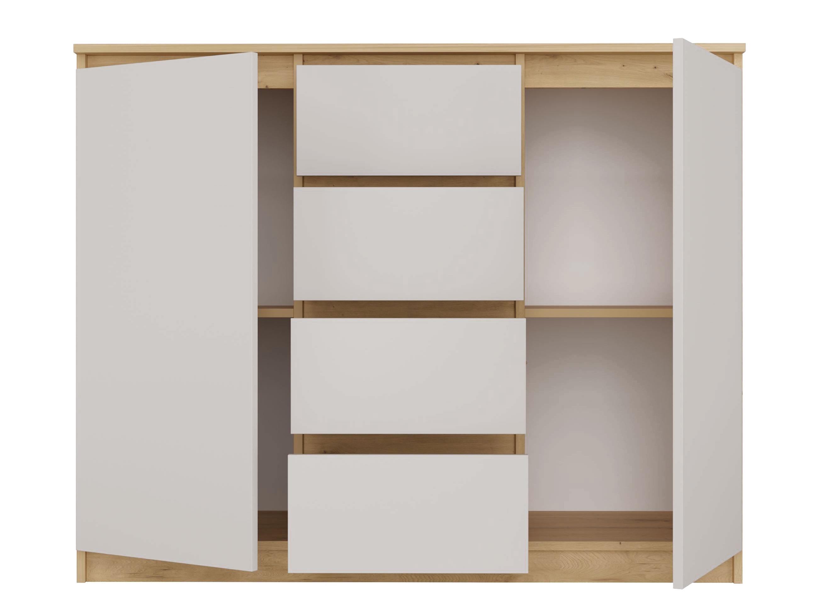 Komoda Elbvelu 113 (Zanatski hrast + Kašmir)