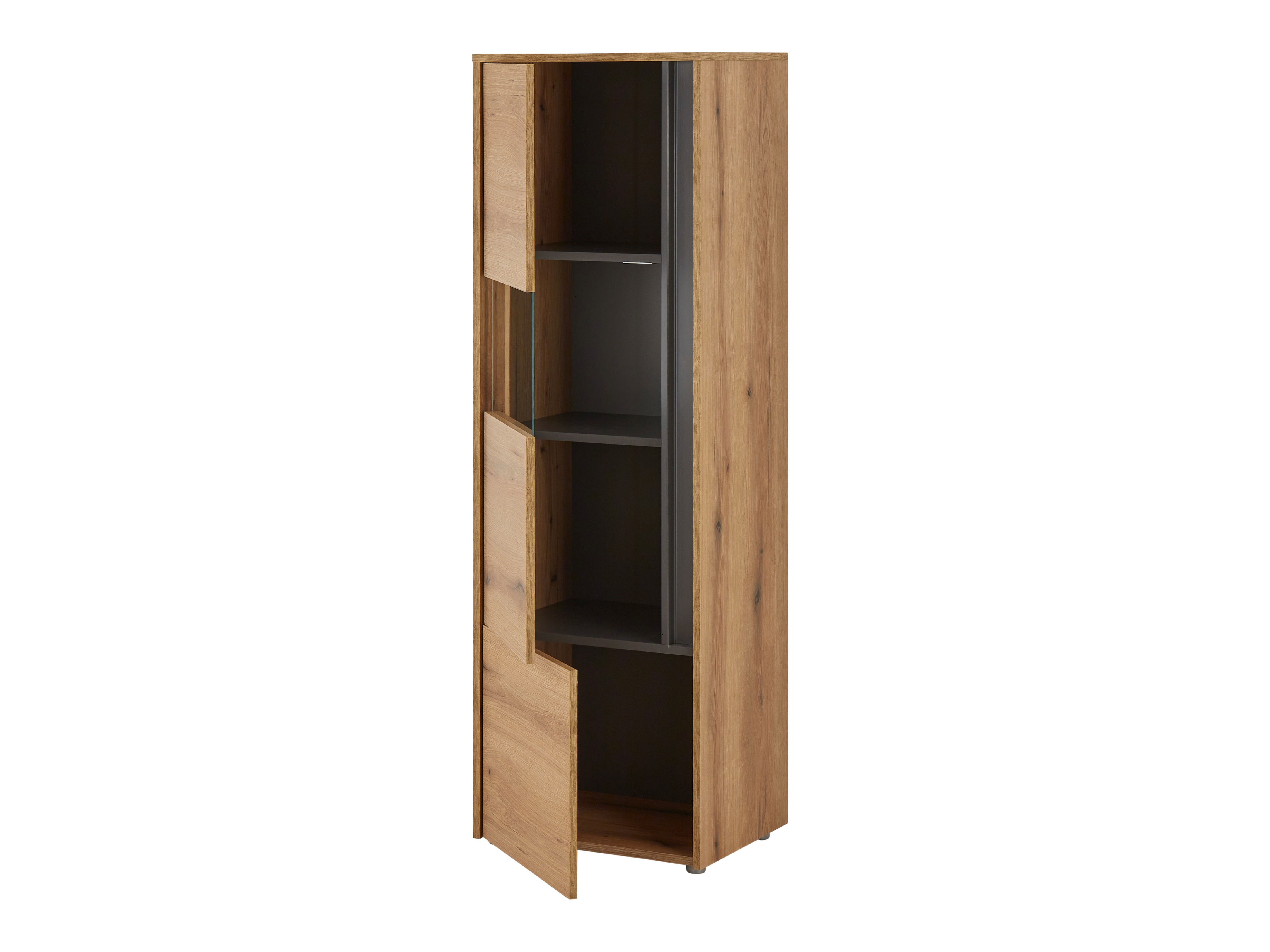 Polica Elbsori 102 (Hrast + Antracit)
