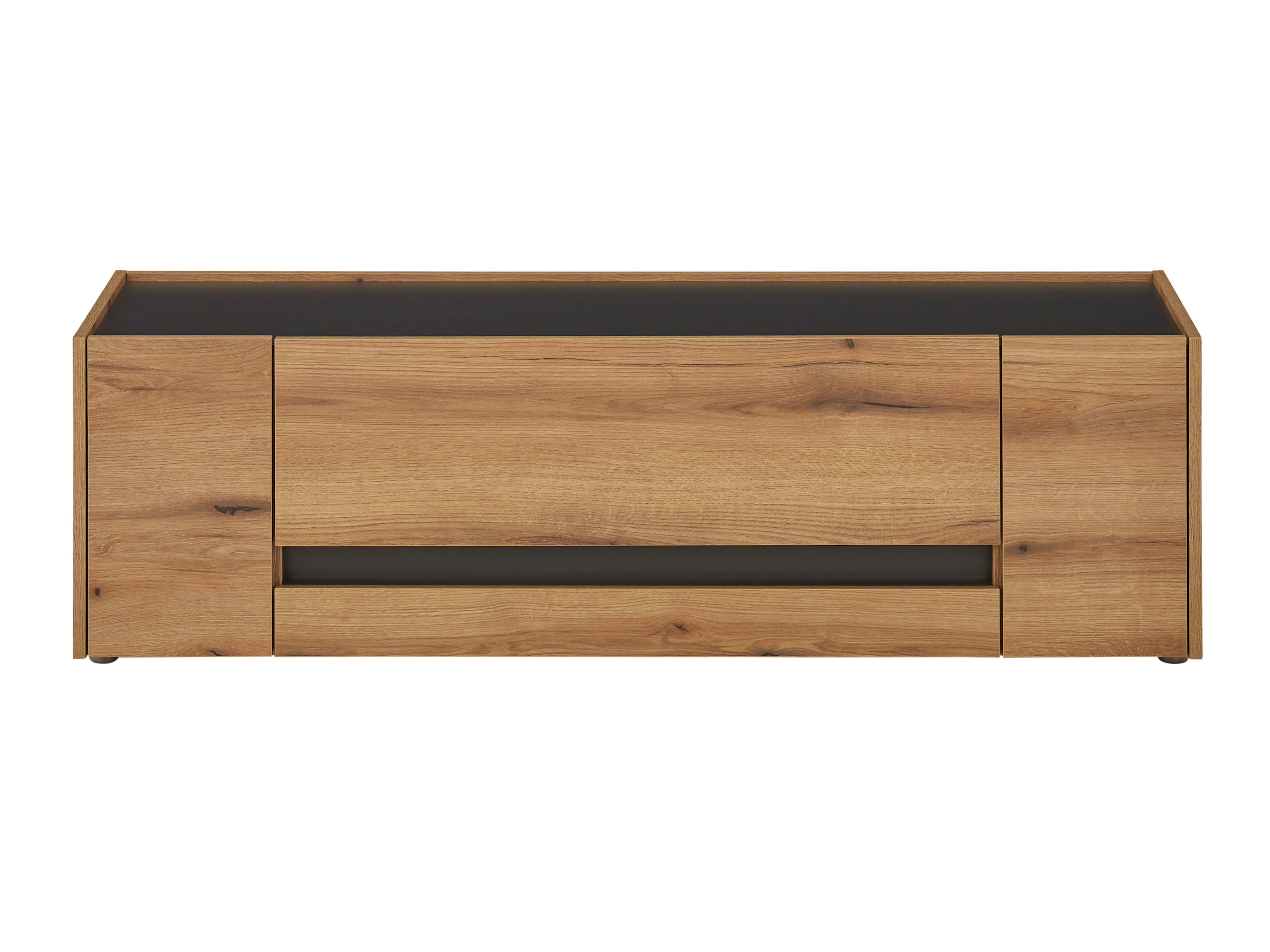 TV komoda Elbsori 114 (Hrast + Antracit)
