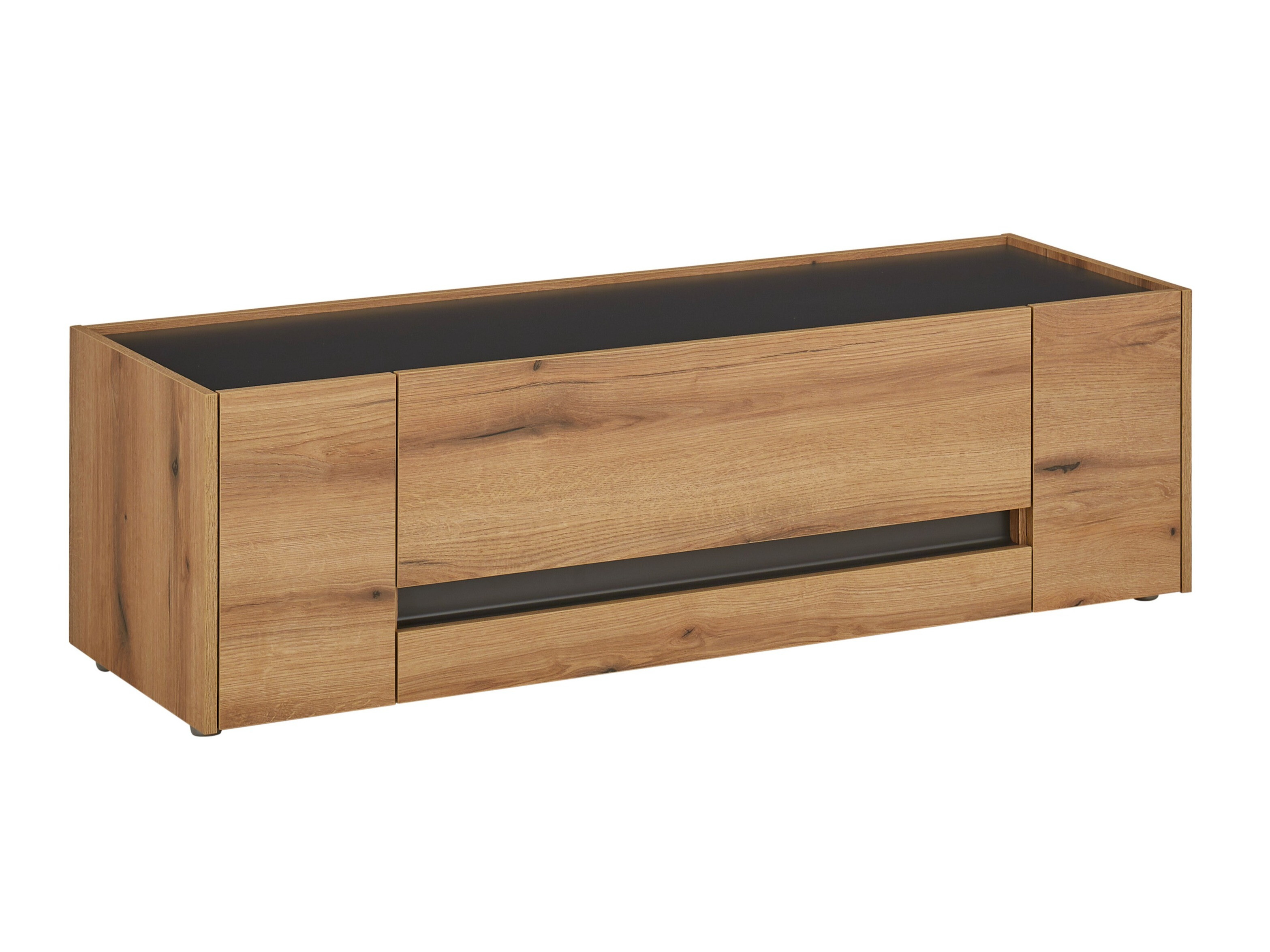 TV komoda Elbsori 114 (Hrast + Antracit)