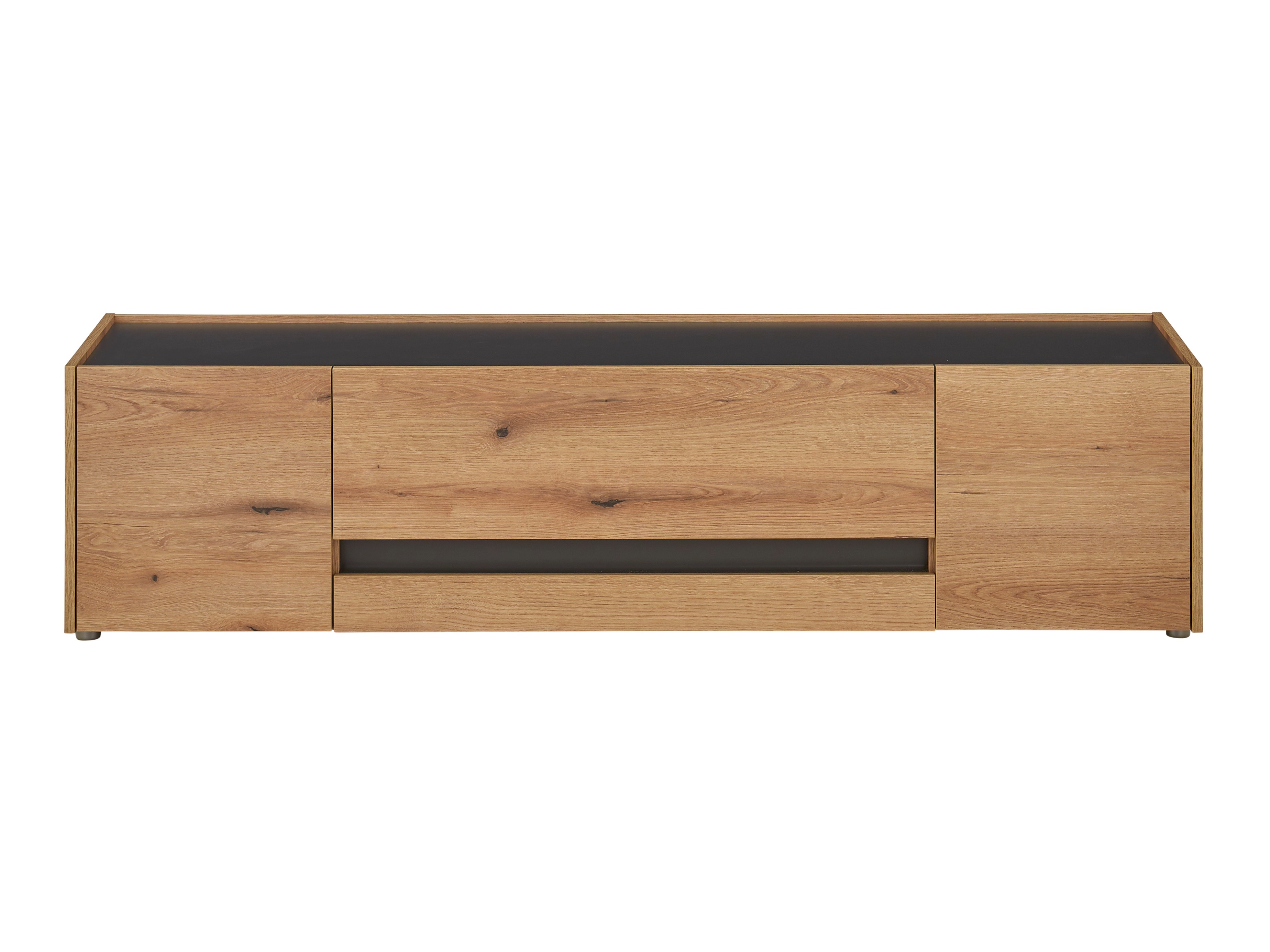 TV komoda Elbsori 115 (Hrast + Antracit)