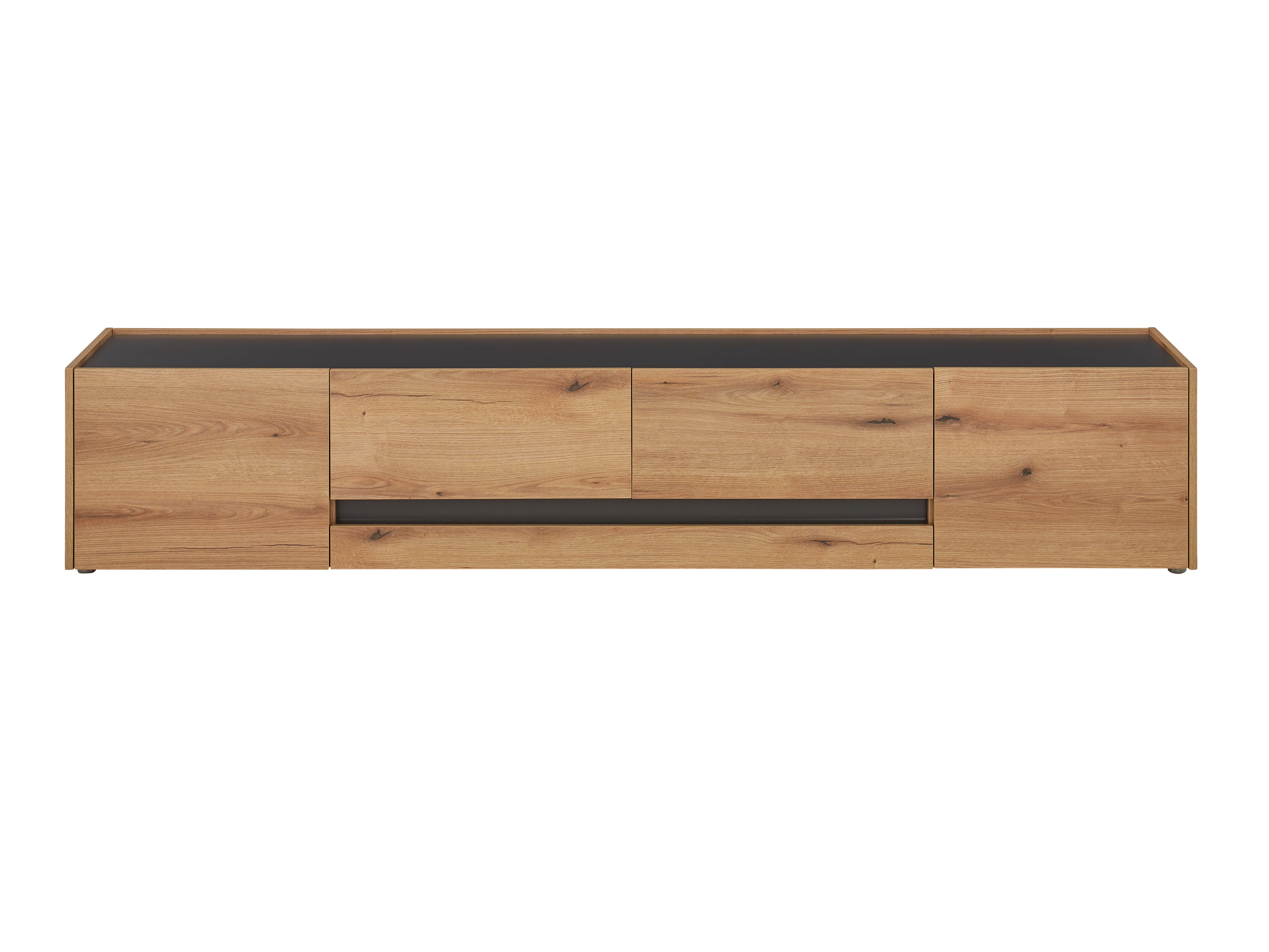 TV komoda Elbsori 116 (Hrast + Antracit)