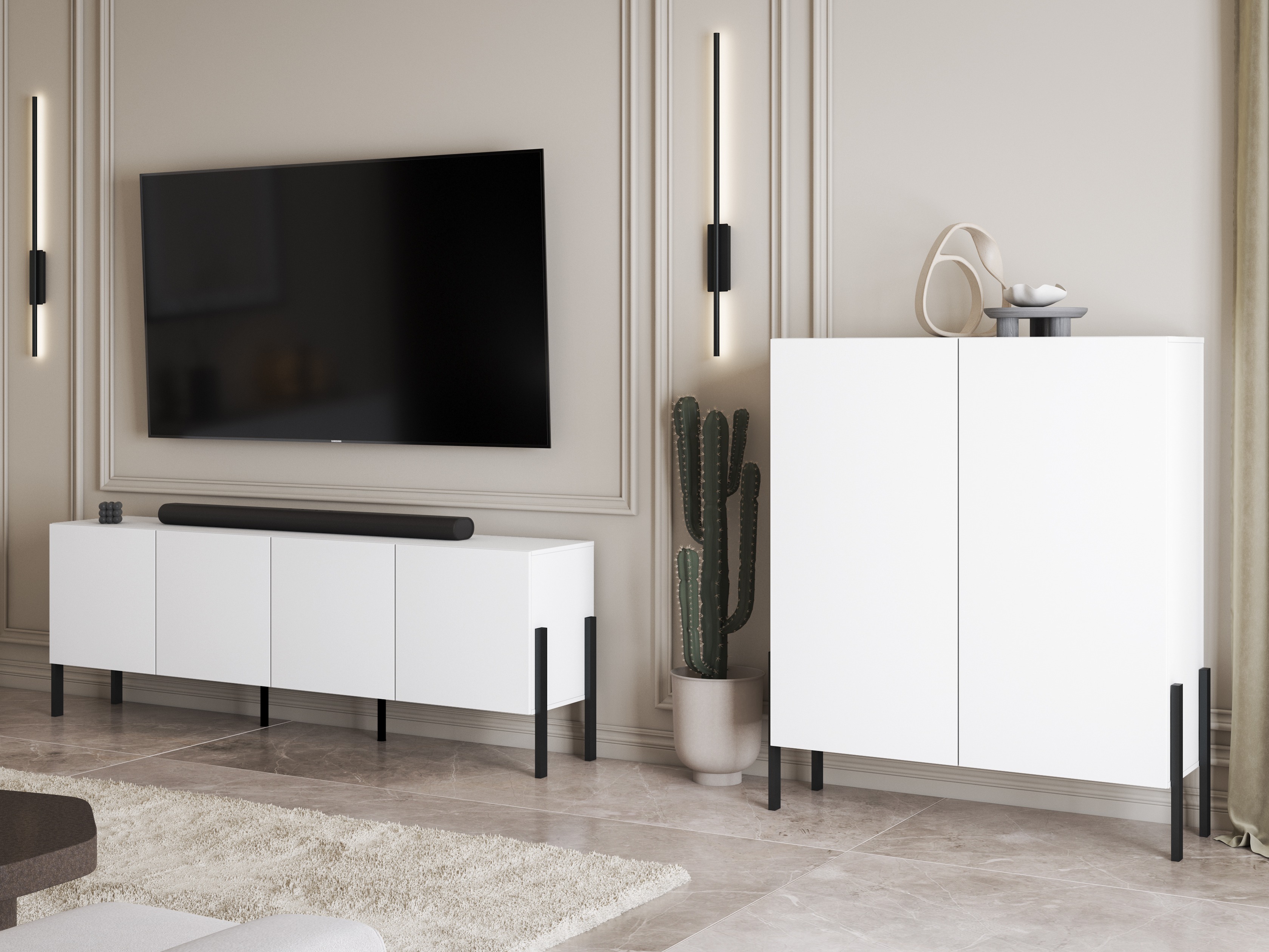 Ormarić Etsore 103 (Belo)