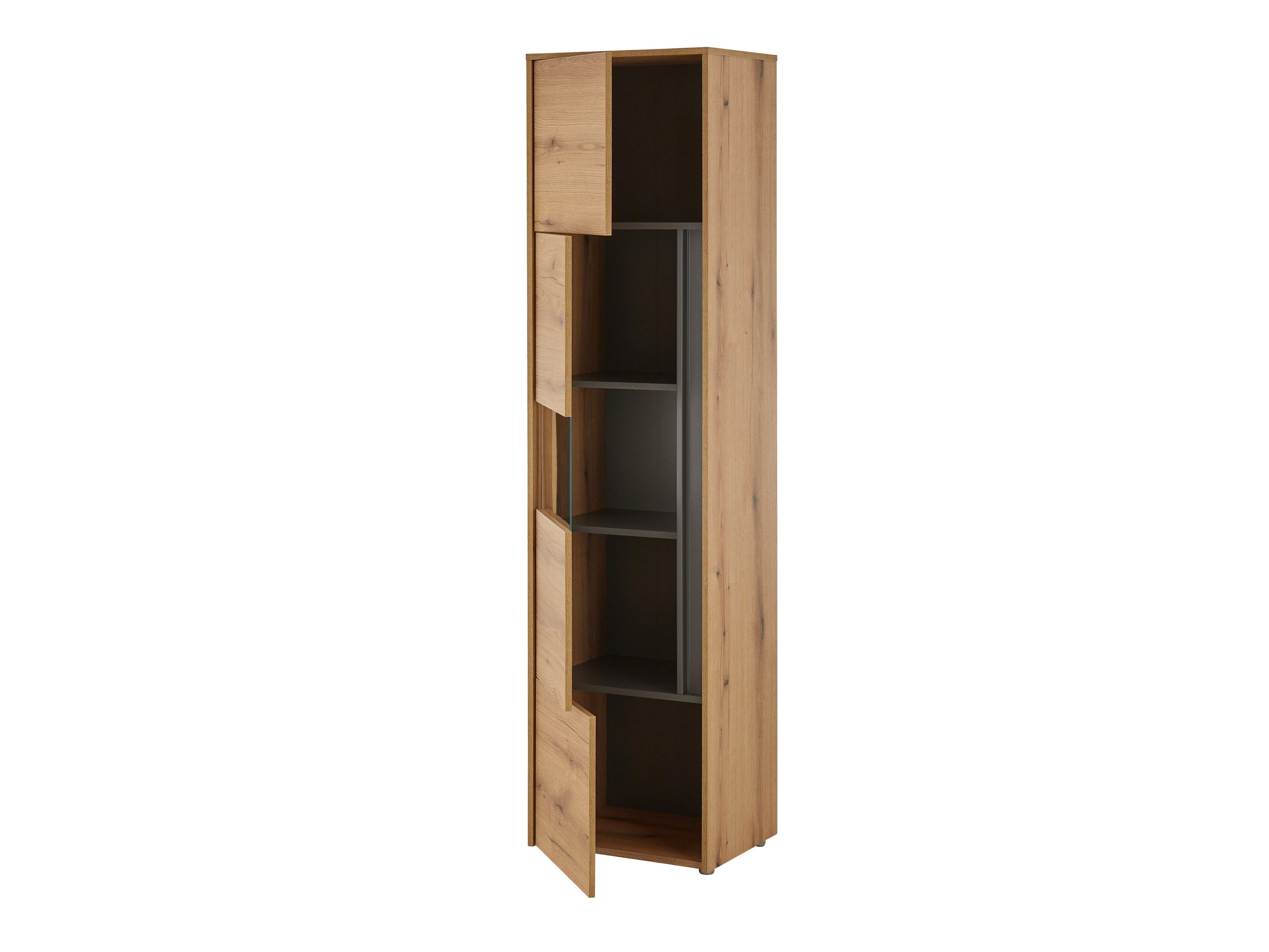 Polica Elbsori 100 (Hrast + Antracit)