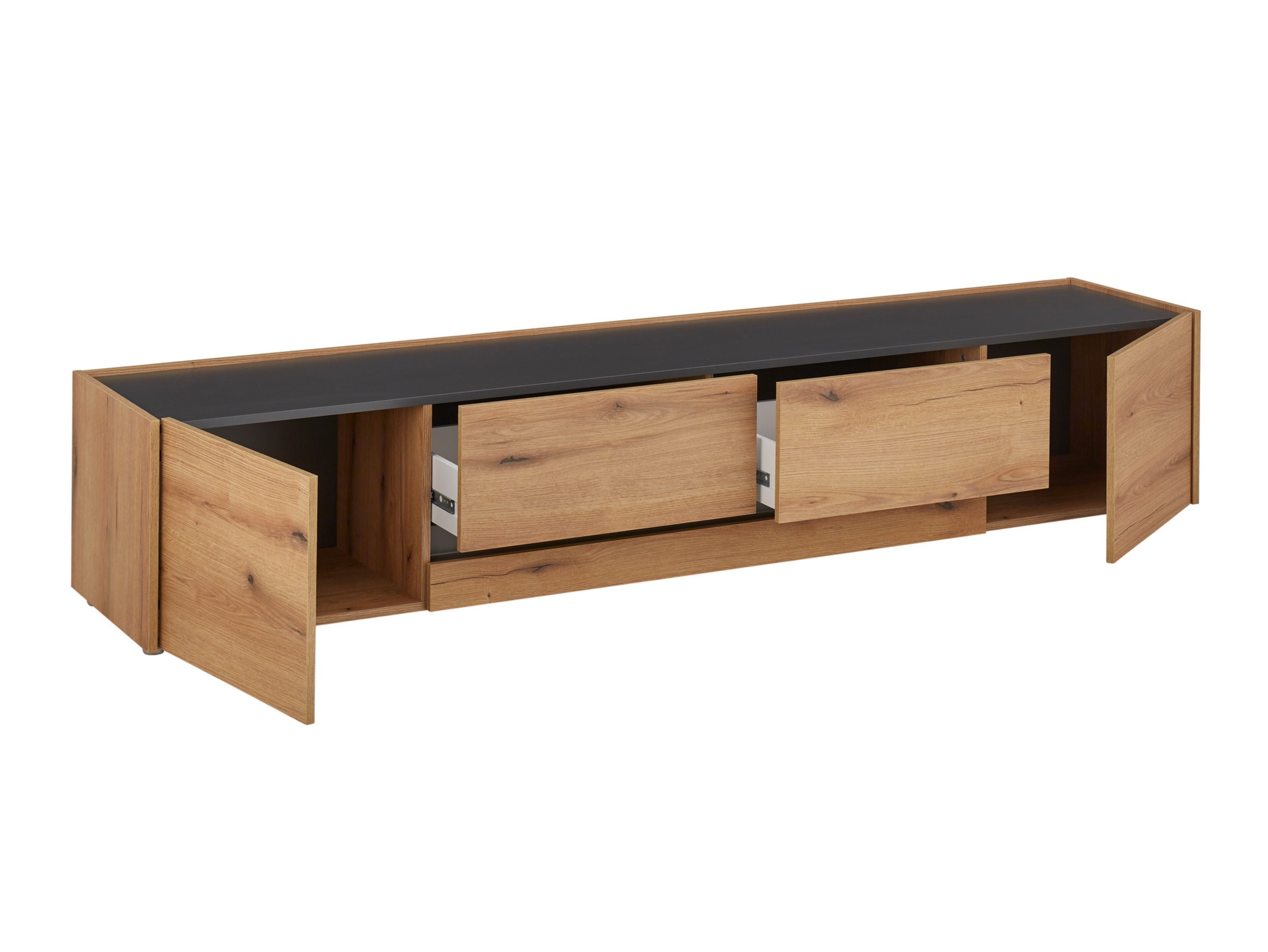 Set za dnevnu sobu Elbsori 124 (Hrast + Antracit)