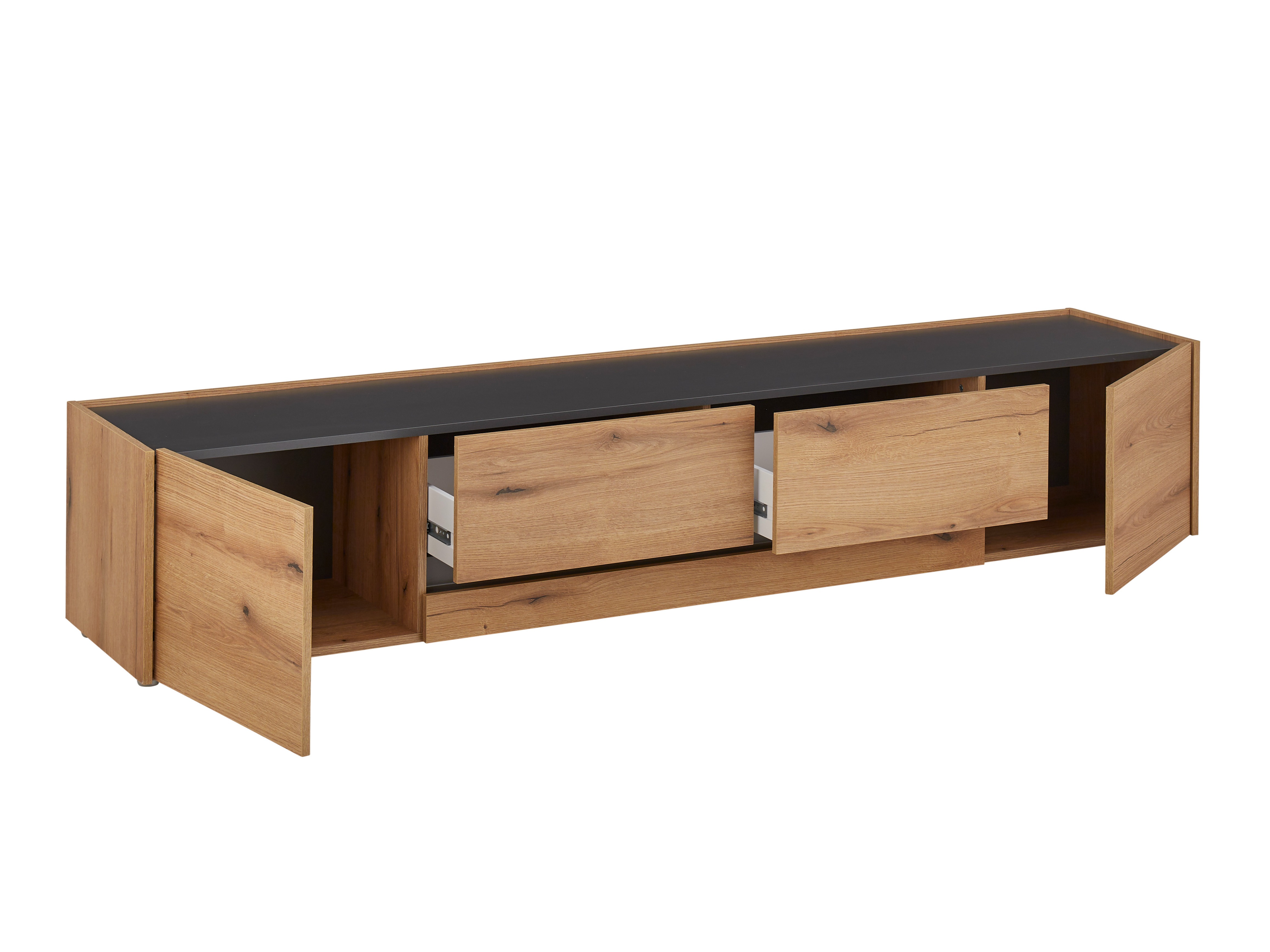 Set za dnevnu sobu Elbsori 127 (Hrast + Antracit)