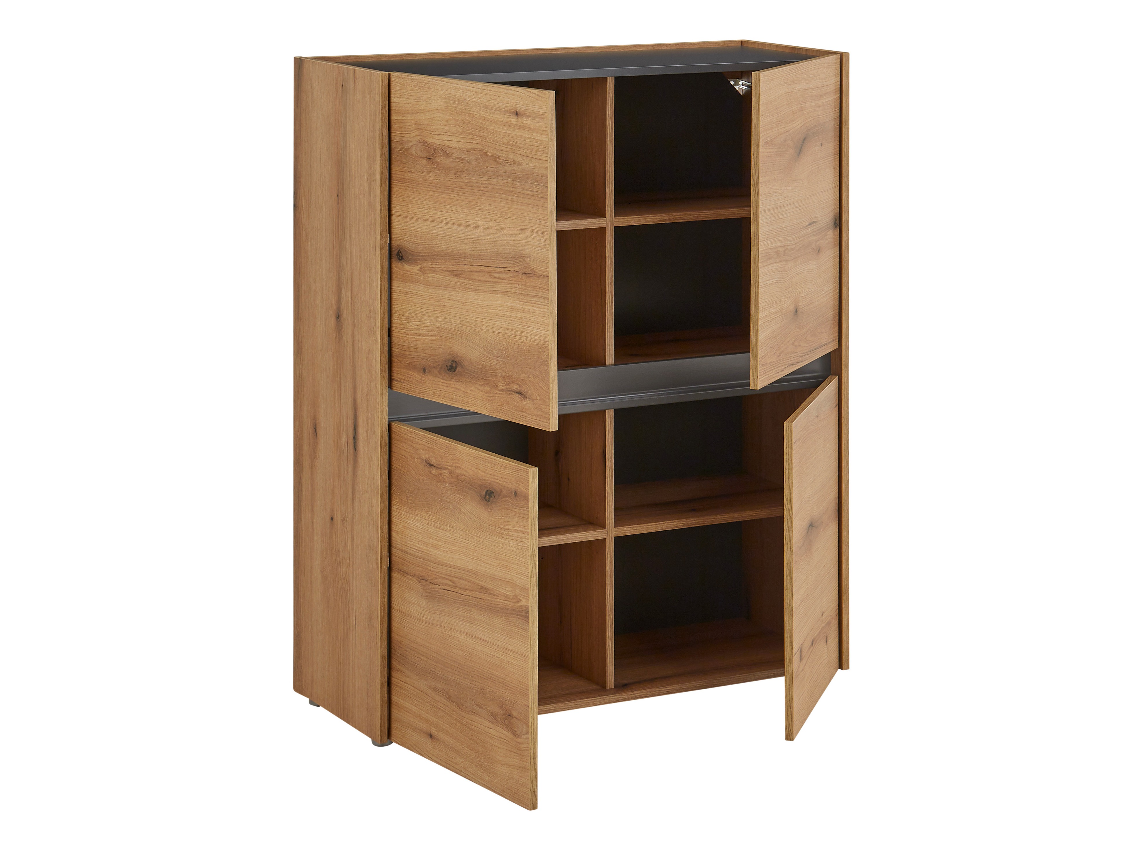 Set za dnevnu sobu Elbsori 127 (Hrast + Antracit)