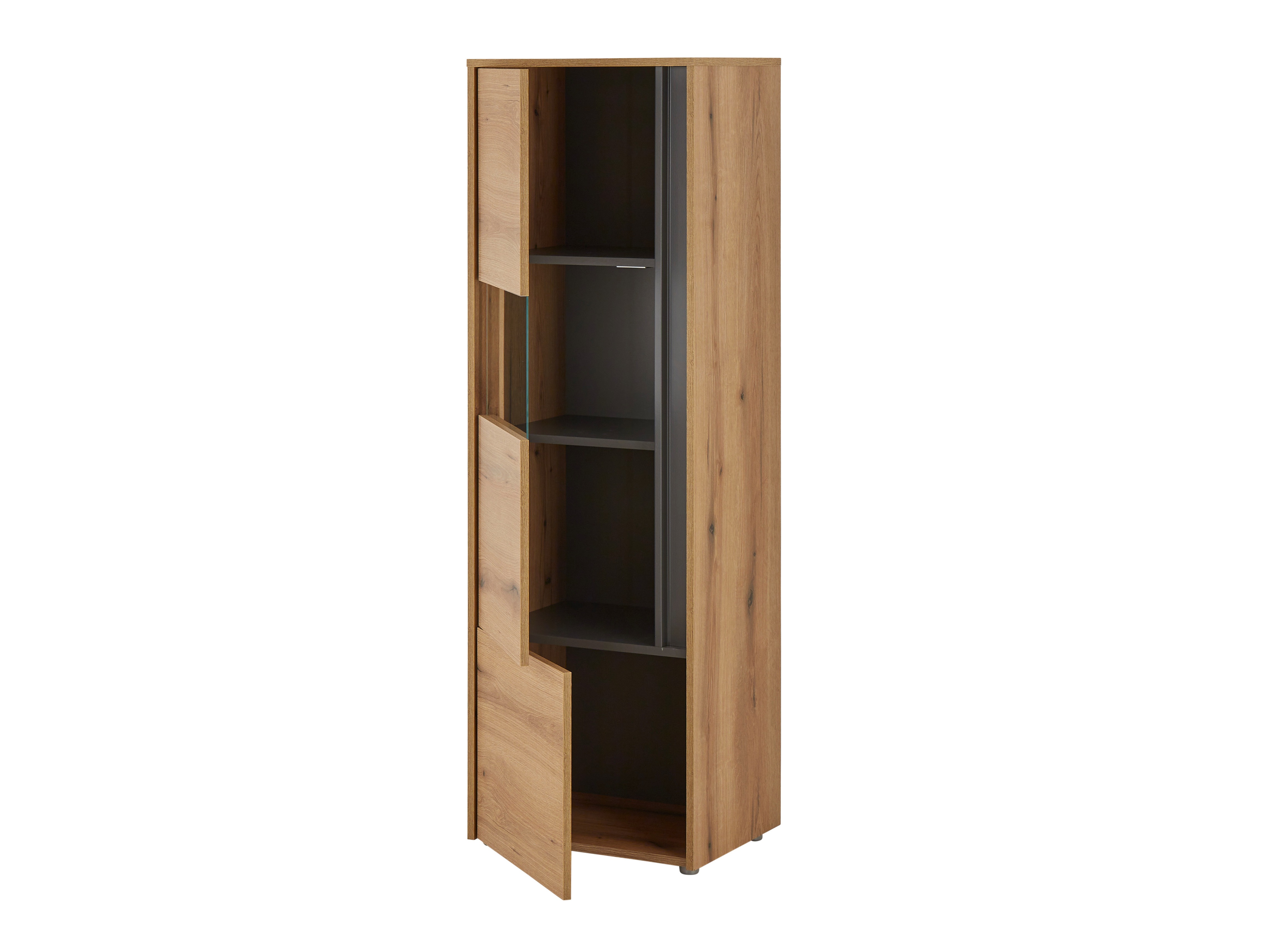 Set za dnevnu sobu Elbsori 130 (Hrast + Antracit)