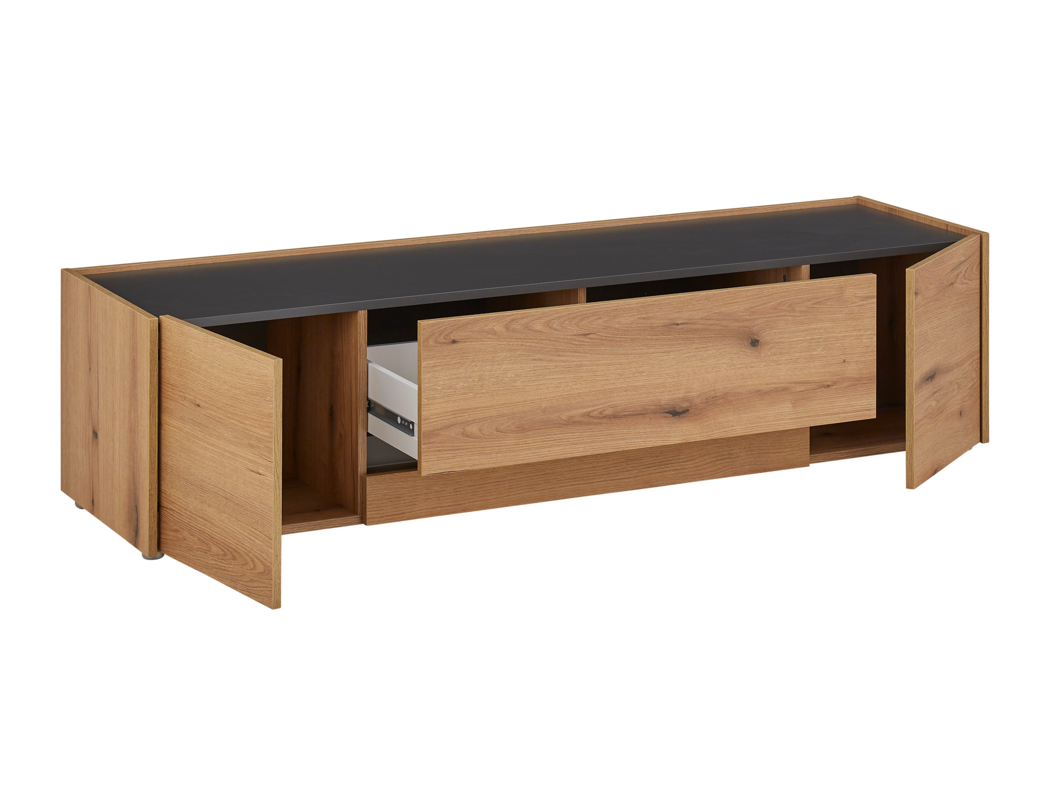 Set za dnevnu sobu Elbsori 131 (Hrast + Antracit)