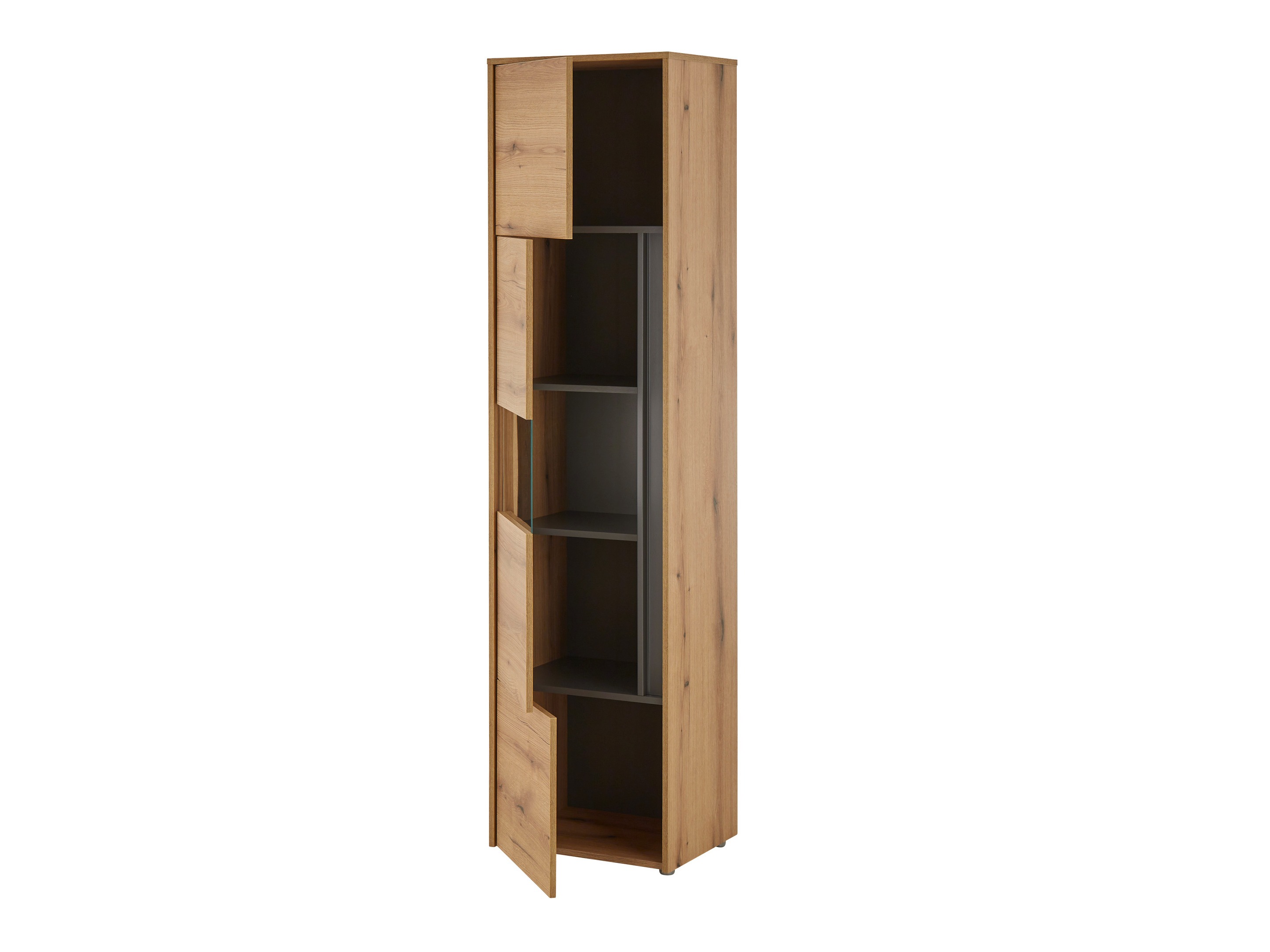 Set za dnevnu sobu Elbsori 131 (Hrast + Antracit)