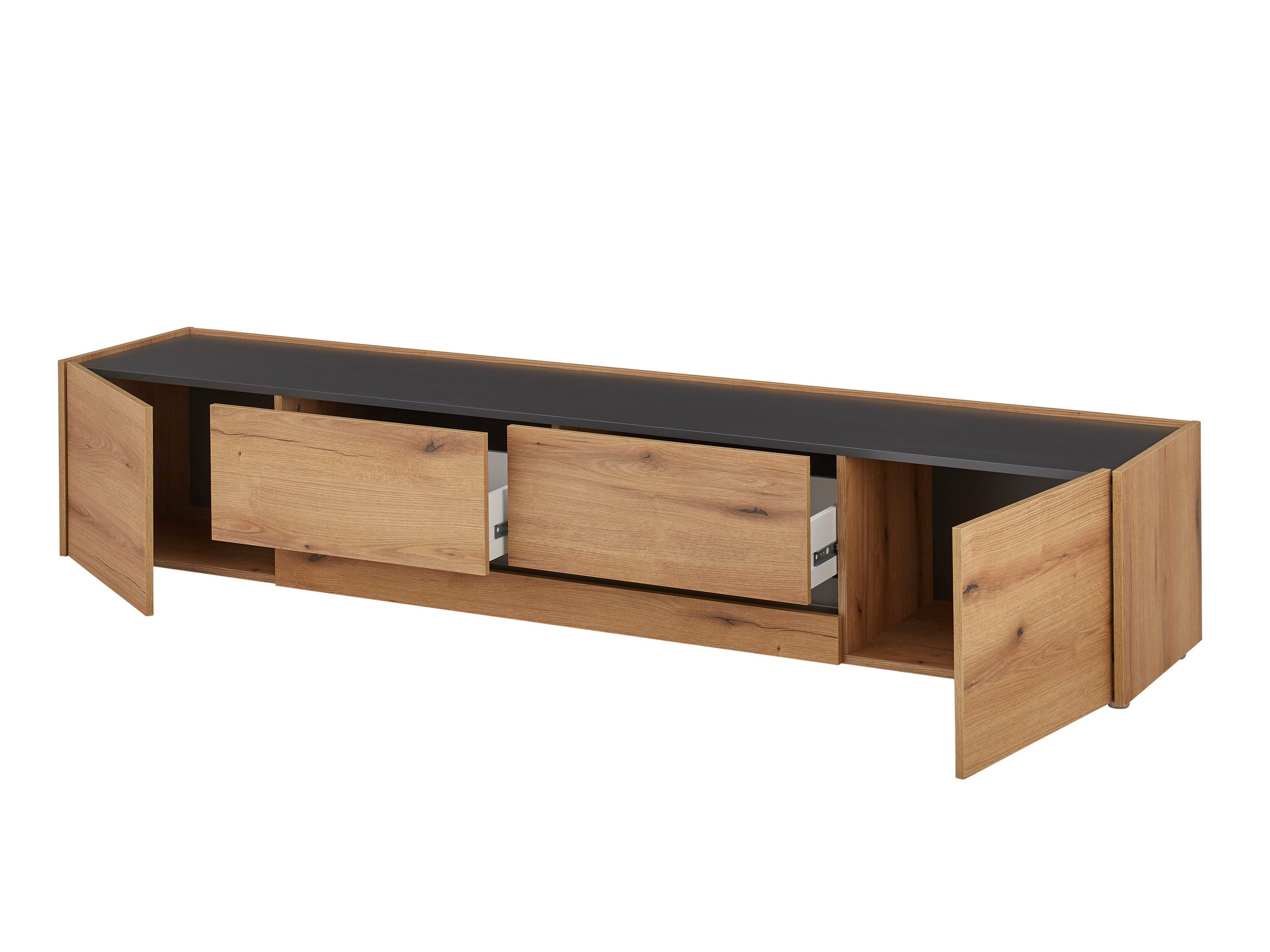 Set za dnevnu sobu Elbsori 132 (Hrast + Antracit)