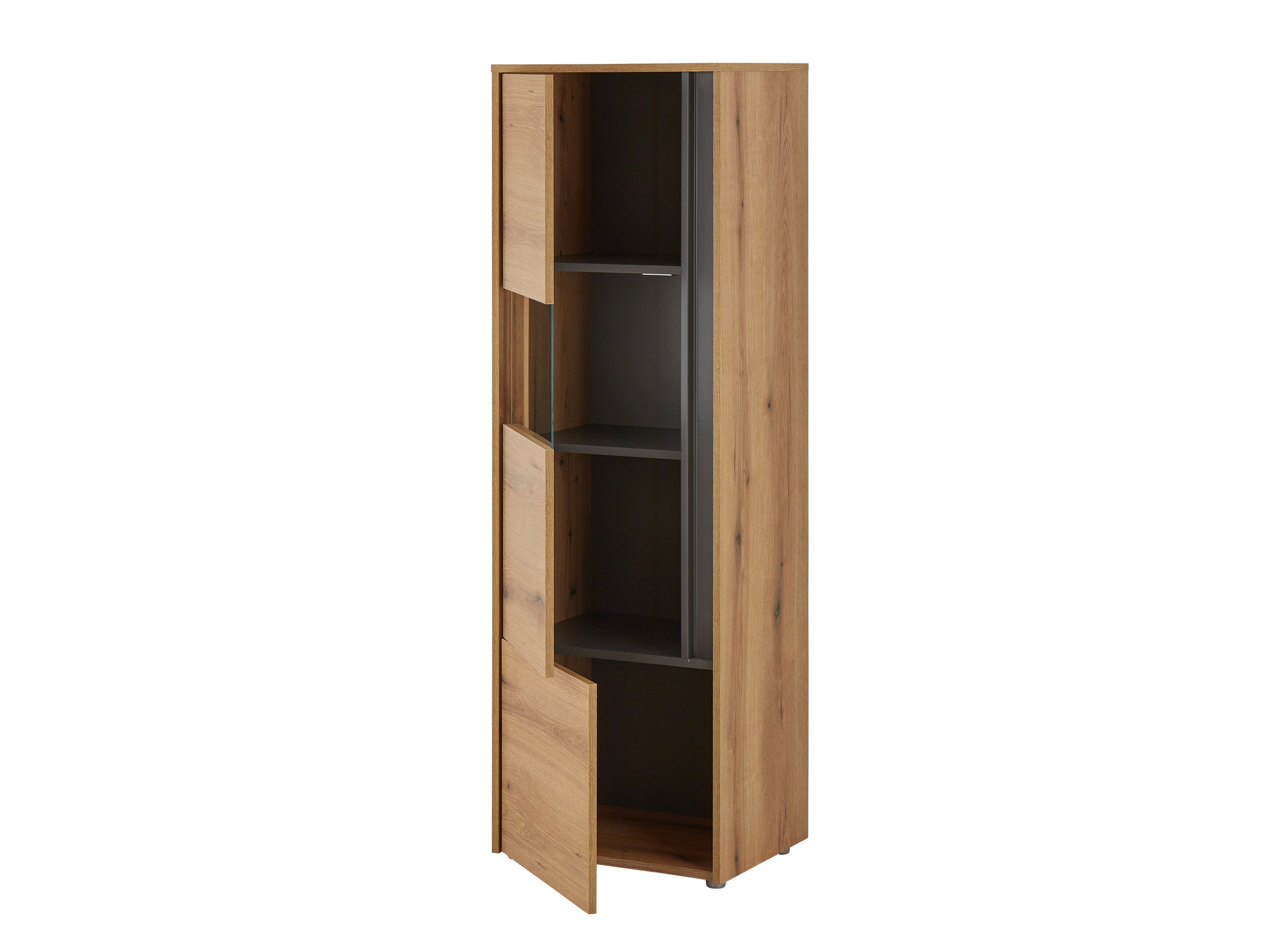 Set za dnevnu sobu Elbsori 135 (Hrast + Antracit)
