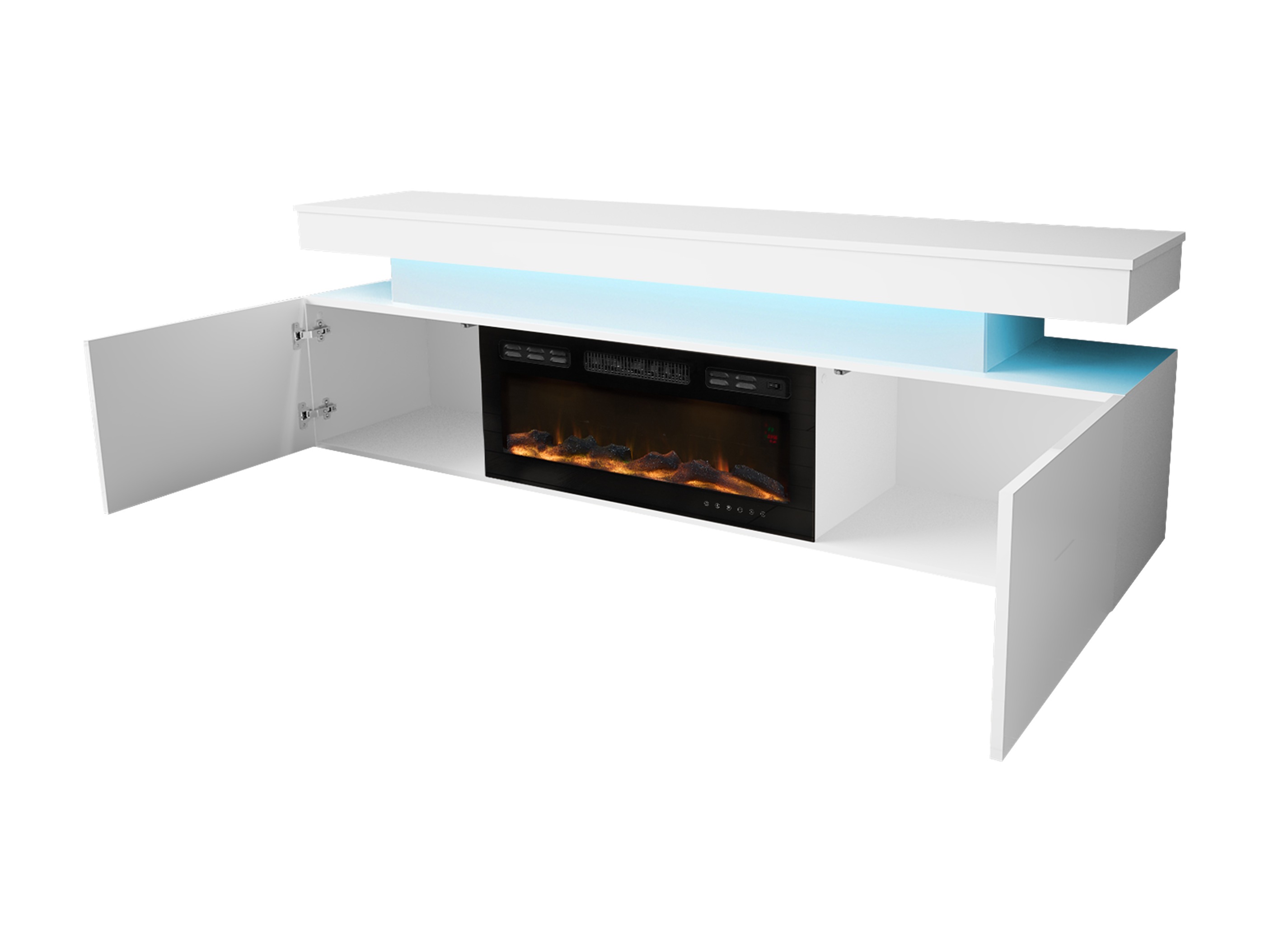 Set za dnevnu sobu Monfero 106 (Crno + Sjajno crna)