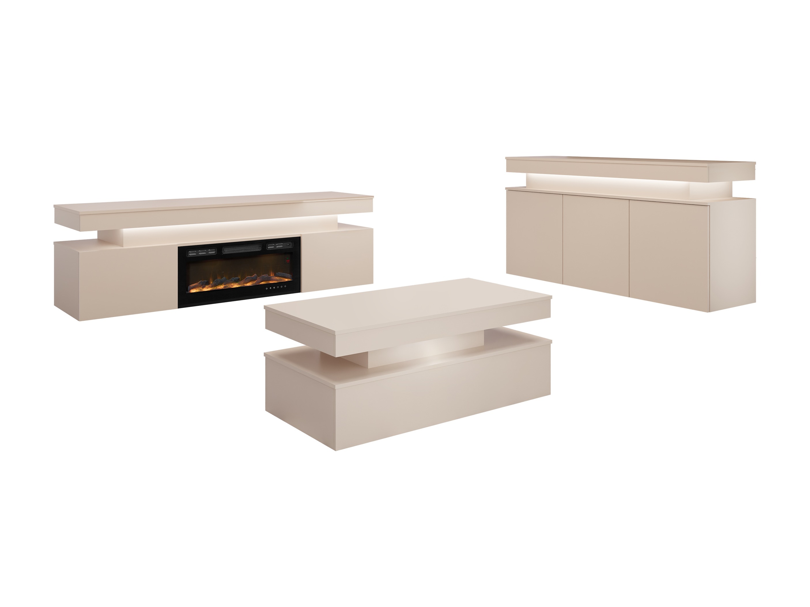 Set za dnevnu sobu Monfero 106 (Svetlobraon)